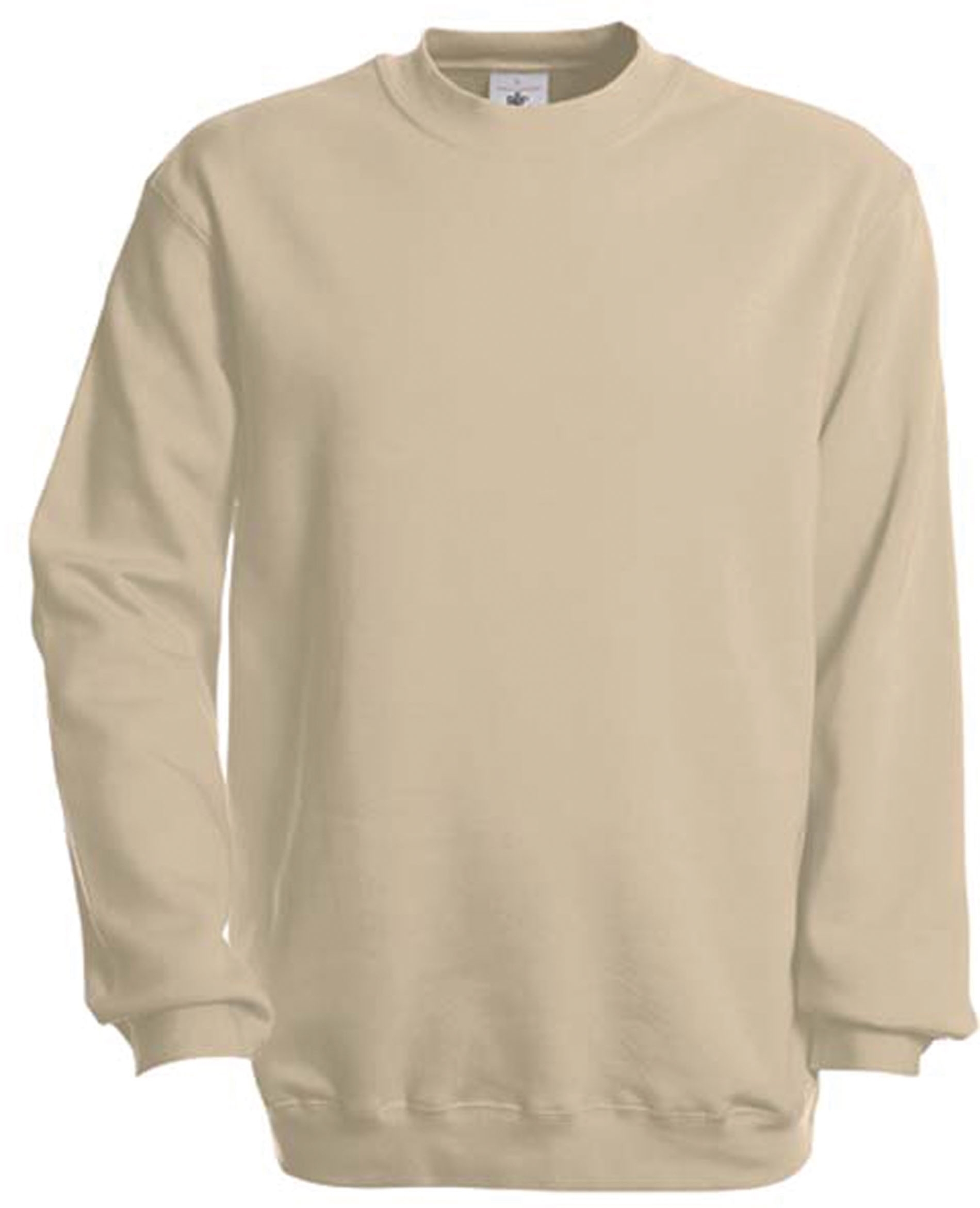 SWEAT-SHIRT COL ROND Sand Beige, à personnaliser avec le logo de votre club. SWEAT-SHIRT COL ROND Sand Beige