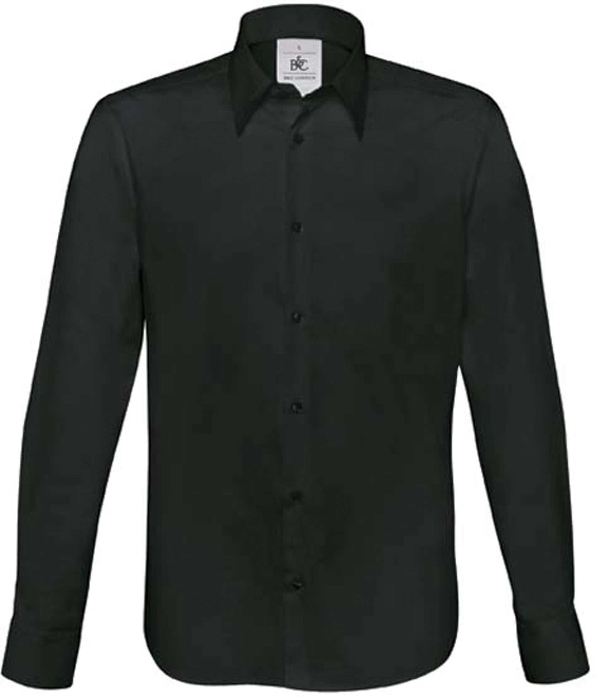CHEMISE HOMME LONDON Black Noir, à personnaliser avec le logo de votre club. CHEMISE HOMME LONDON Black Noir