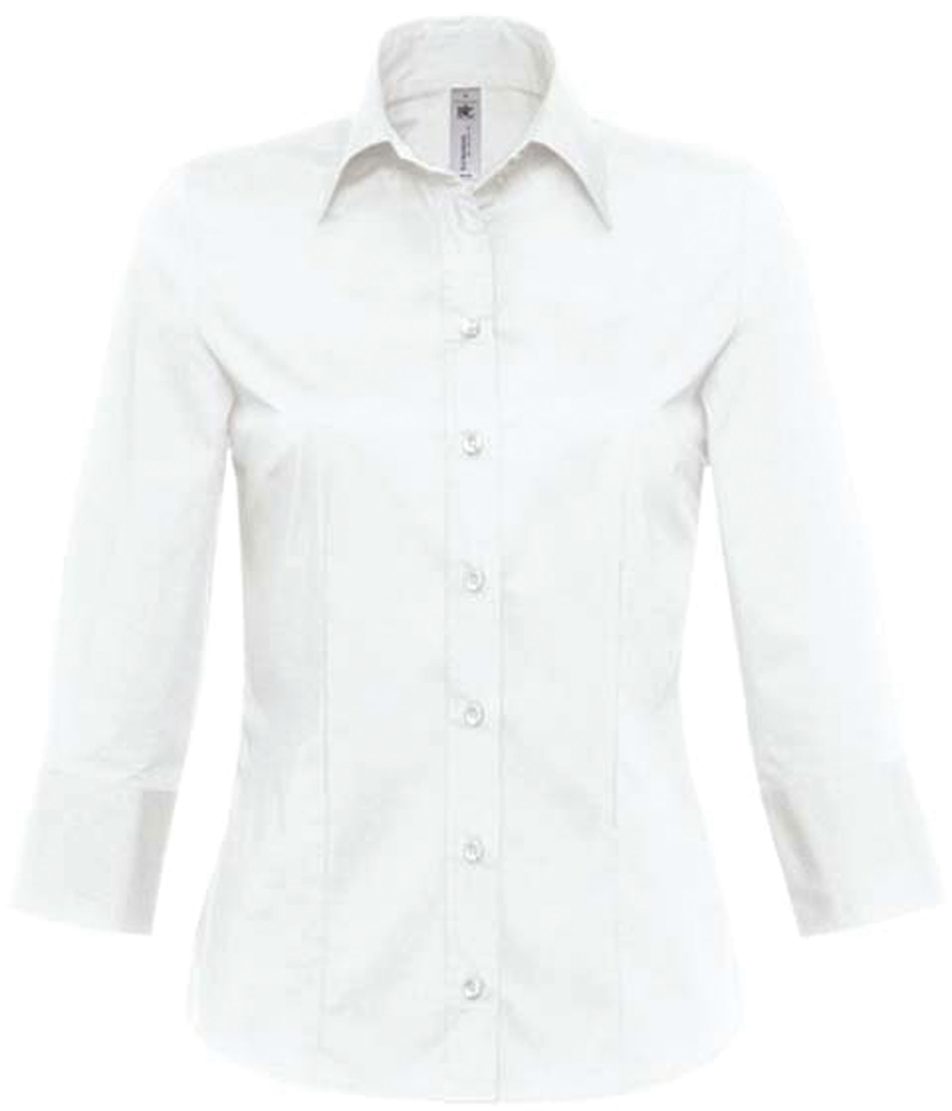 CHEMISE FEMME MILANO White Blanc, à personnaliser avec le logo de votre club. CHEMISE FEMME MILANO White Blanc