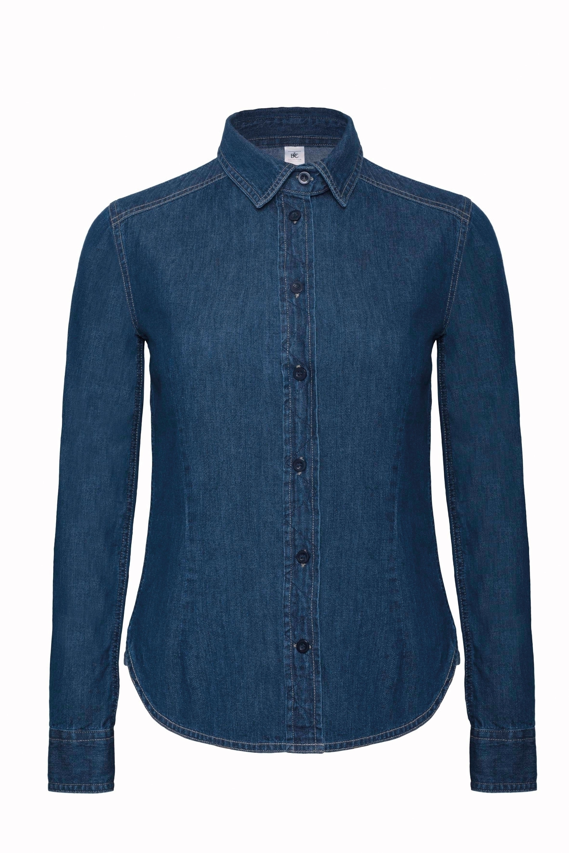 CHEMISE FEMME DNM VISION Deep Blue Denim Bleu, à personnaliser avec le logo de votre club. CHEMISE FEMME DNM VISION Deep Blue Denim Bleu