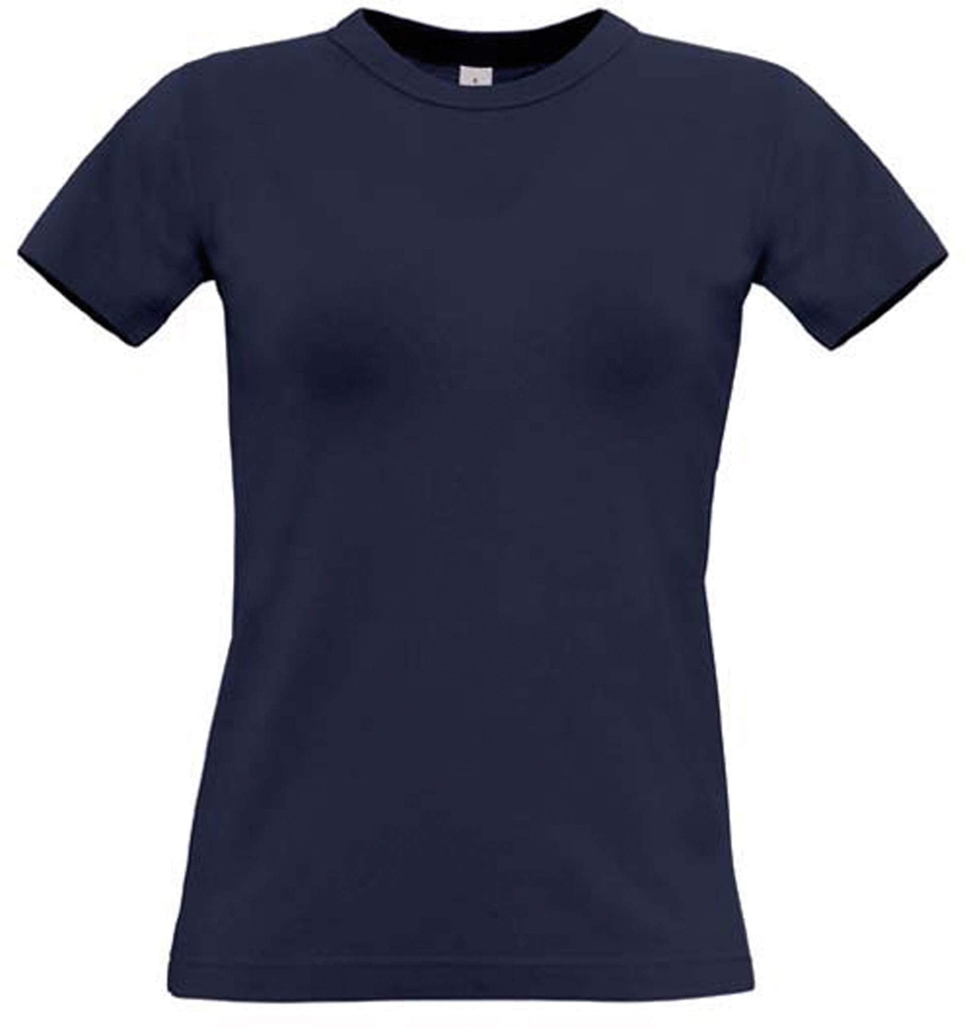 T-SHIRT FEMME EXACT190 Bleu Navy, à personnaliser avec le logo de votre club. T-SHIRT FEMME EXACT190 Bleu Navy