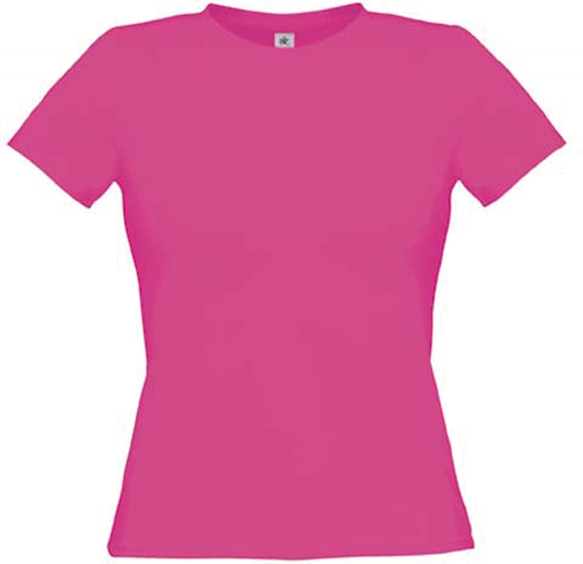 WOMEN ONLY PC _T-shirt femme fluo Ultra Pink Rose, Ã personnaliser avec le logo de votre club. WOMEN ONLY PC _T-shirt femme fluo Ultra Pink Rose