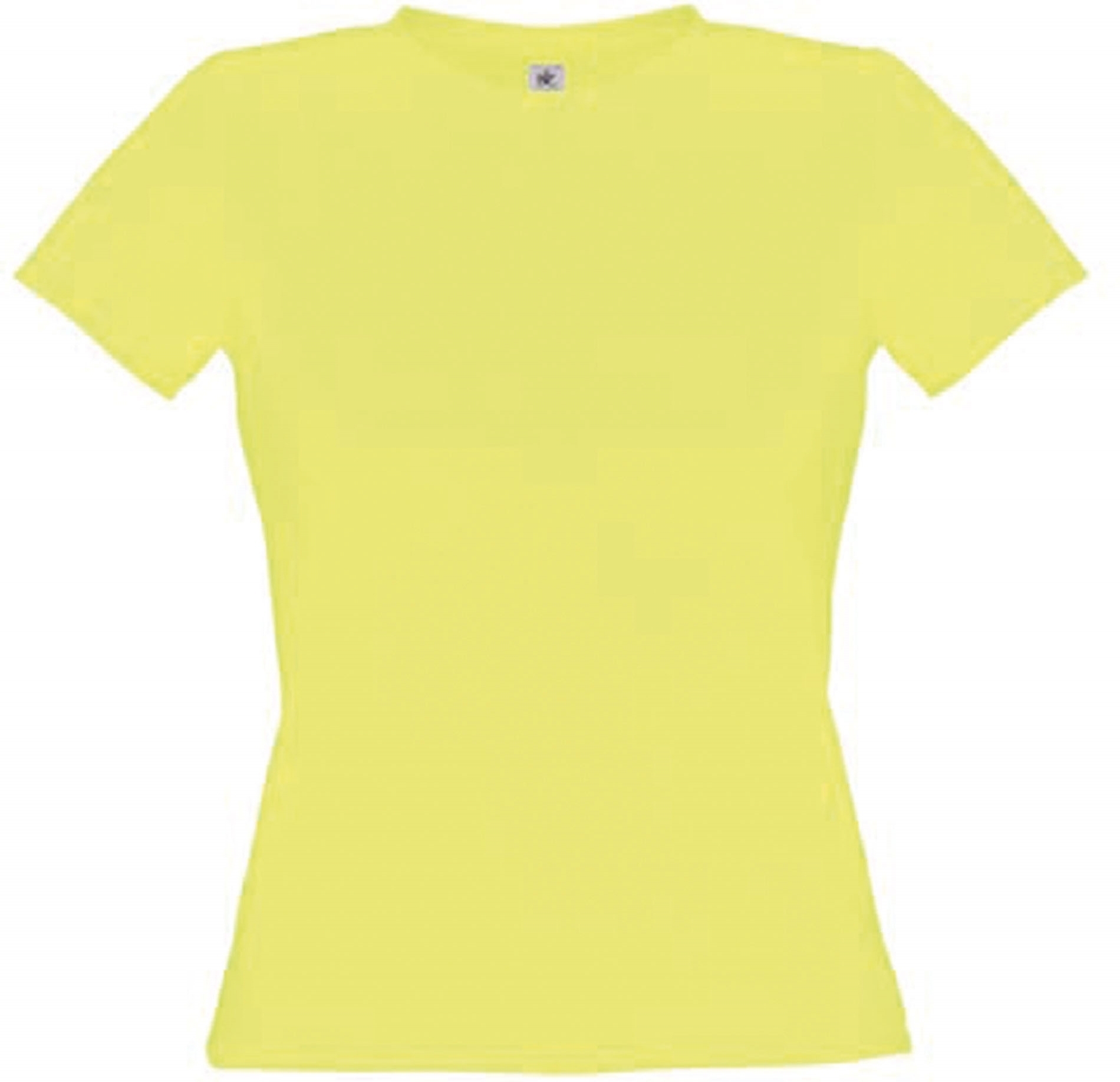 WOMEN ONLY PC _T-shirt femme fluo Ultra Yellow Jaune, Ã personnaliser avec le logo de votre club. WOMEN ONLY PC _T-shirt femme fluo Ultra Yellow Jaune
