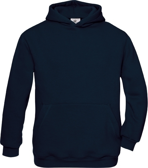 SWEAT-SHIRT CAPUCHE ENFANT Navy Bleu, Ã personnaliser avec le logo de votre club. SWEAT-SHIRT CAPUCHE ENFANT Navy Bleu