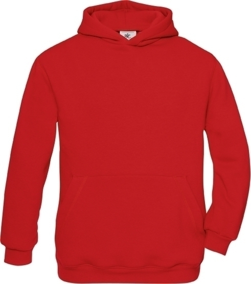 SWEAT-SHIRT CAPUCHE ENFANT Red Rouge, Ã personnaliser avec le logo de votre club. SWEAT-SHIRT CAPUCHE ENFANT Red Rouge