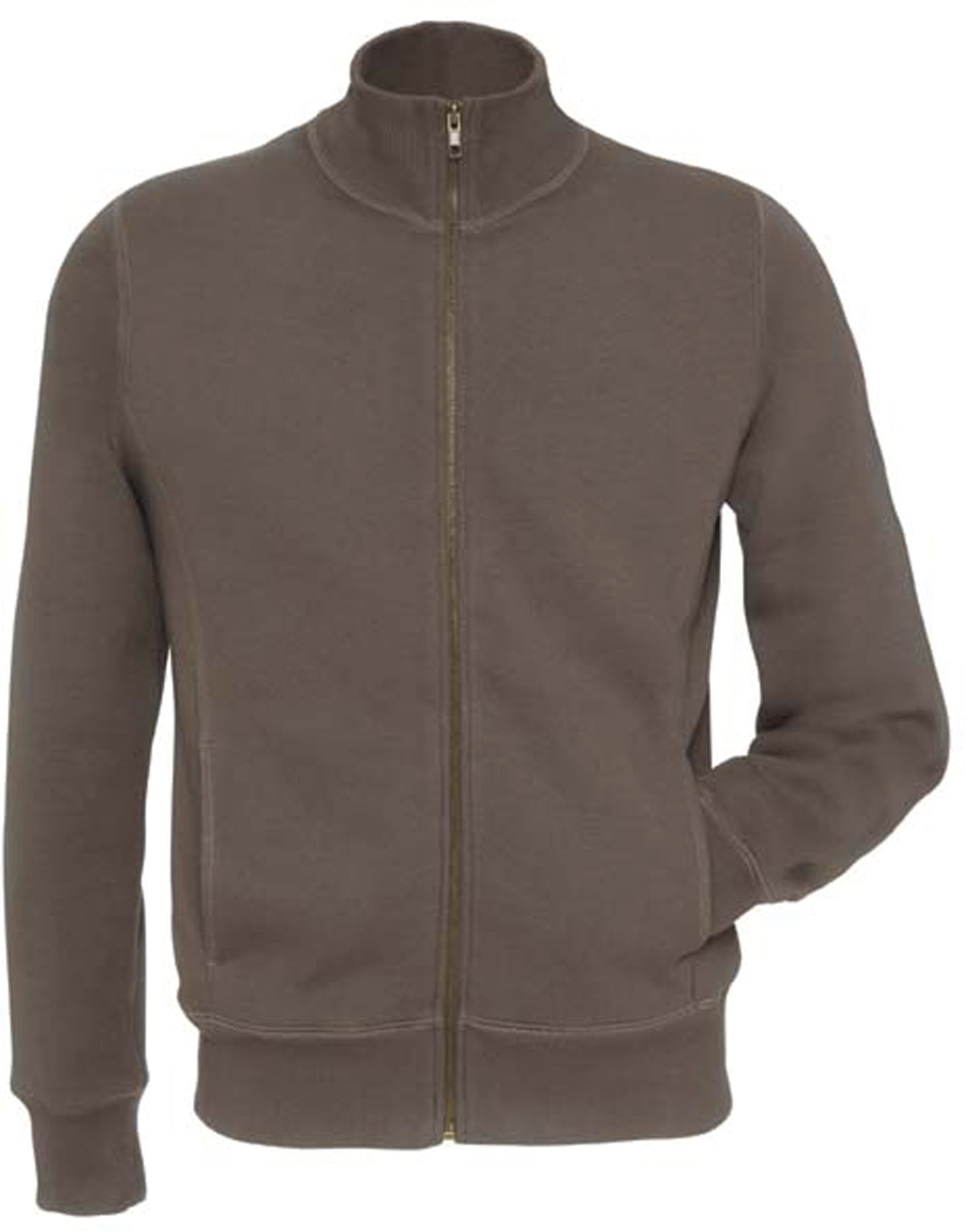VESTE MOLLETON ZIPPÉE SPIDER Used Brown Marron, à personnaliser avec le logo de votre club. VESTE MOLLETON ZIPPÉE SPIDER Used Brown Marron