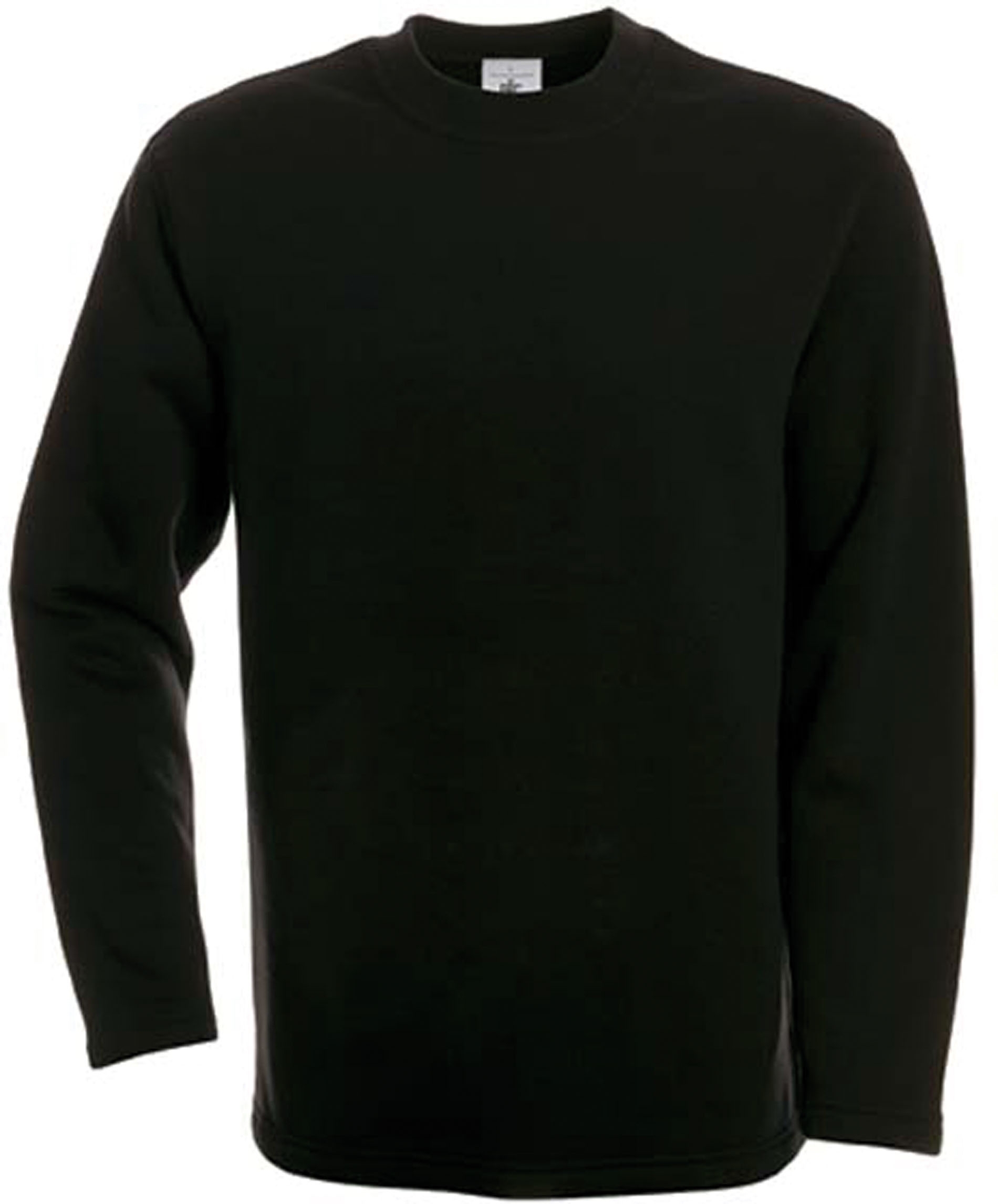 SWEAT-SHIRT COUPE DROITE Black Noir, à personnaliser avec le logo de votre club. SWEAT-SHIRT COUPE DROITE Black Noir
