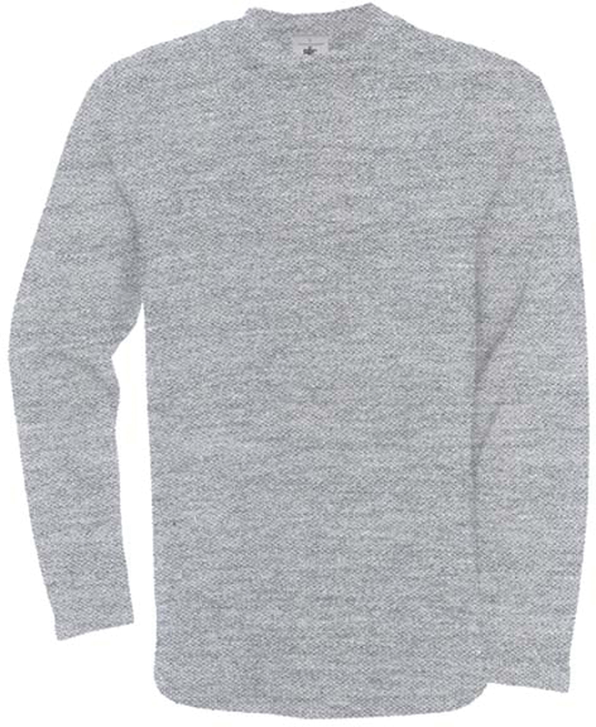 SWEAT-SHIRT COUPE DROITE Heather Grey Gris, à personnaliser avec le logo de votre club. SWEAT-SHIRT COUPE DROITE Heather Grey Gris
