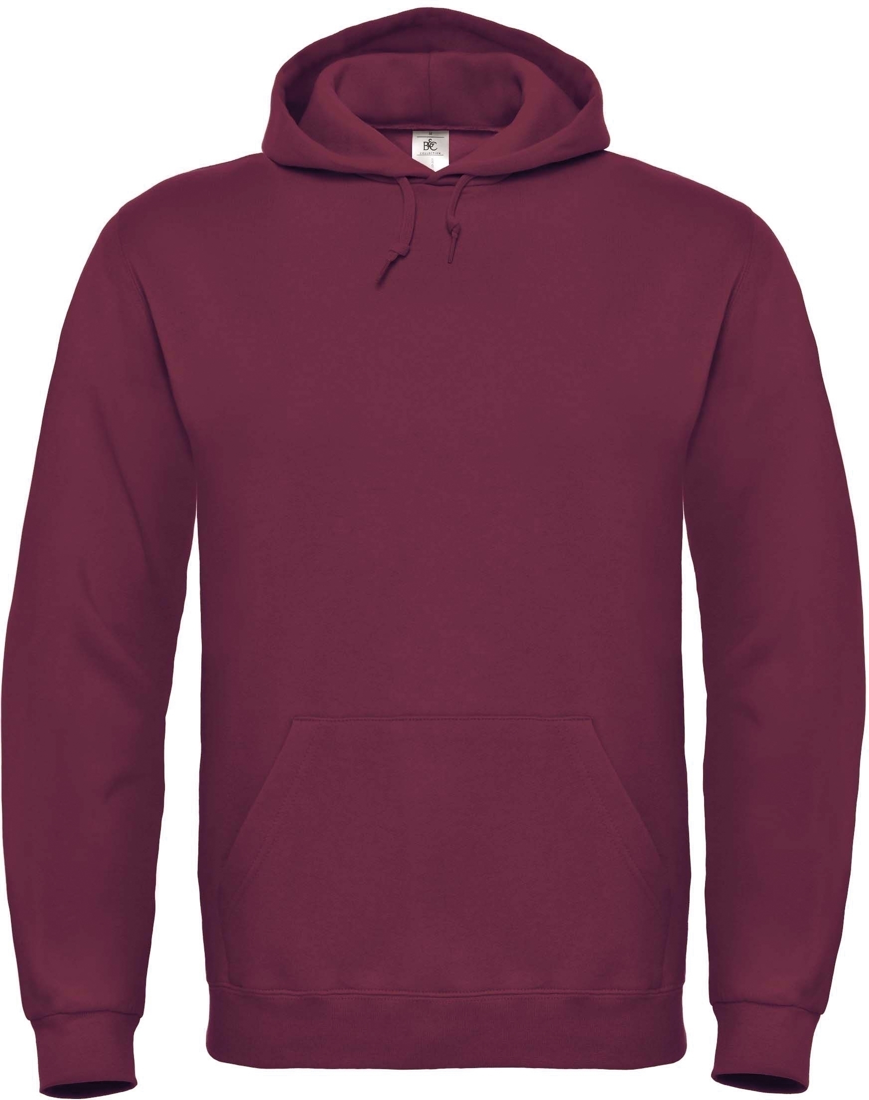 SWEAT-SHIRT CAPUCHE ID.003 Wine Rouge, à personnaliser avec le logo de votre club. SWEAT-SHIRT CAPUCHE ID.003 Wine Rouge