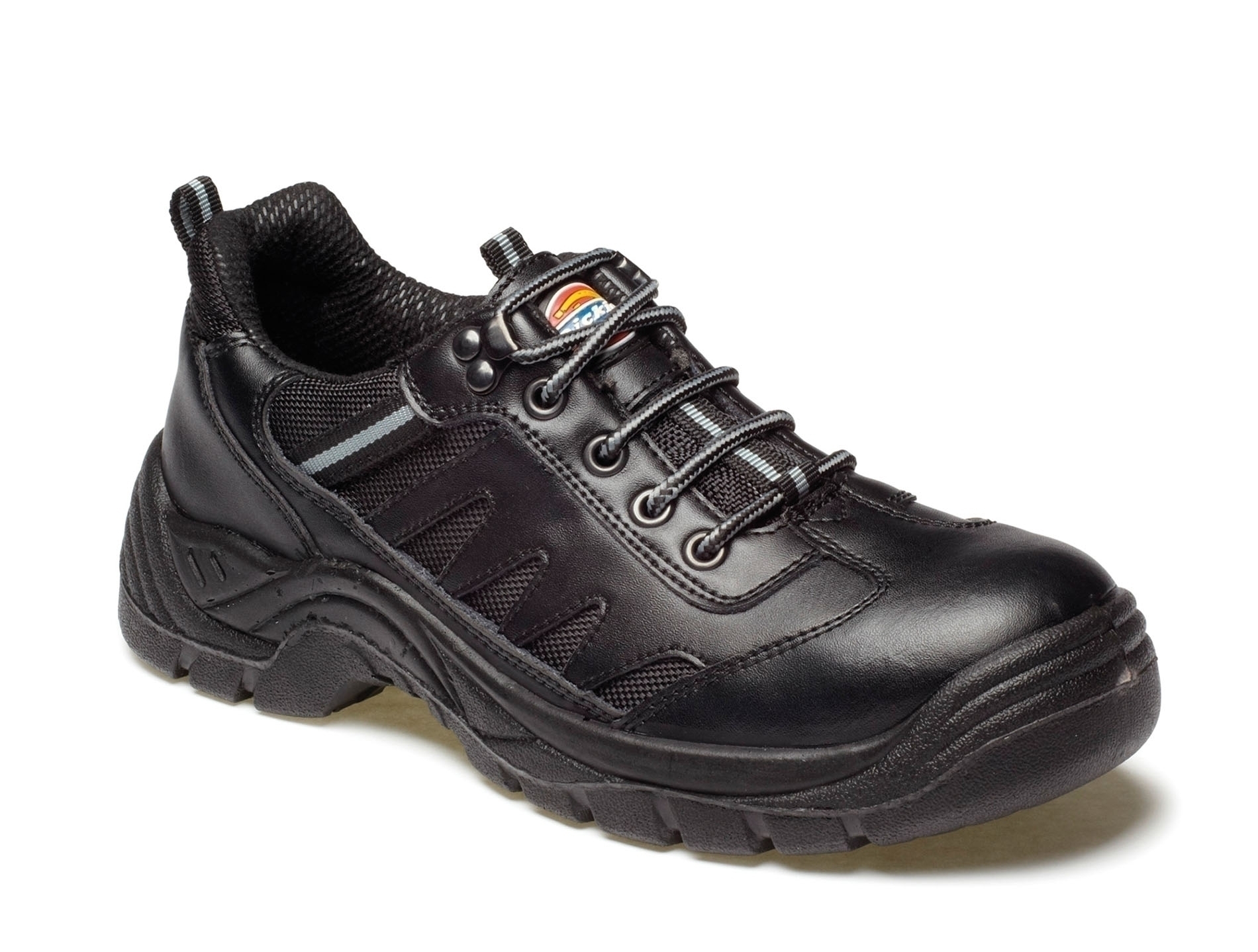 Baskets de sécurité Stockton Black Noir, à personnaliser avec le logo de votre club. Baskets de sécurité Stockton Black Noir