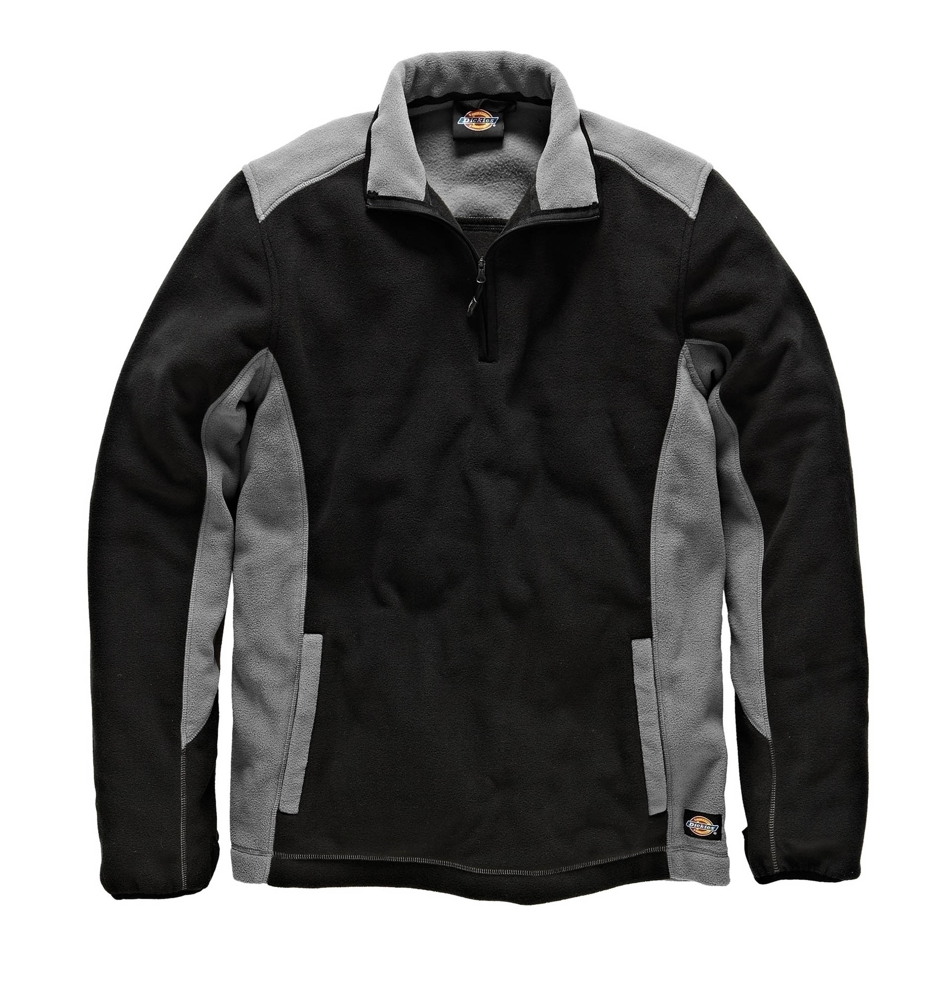 MICROPOLAIRE COL ZIPPÉ TWO TONE Grey / Black Gris, à personnaliser avec le logo de votre club. MICROPOLAIRE COL ZIPPÉ TWO TONE Grey / Black Gris
