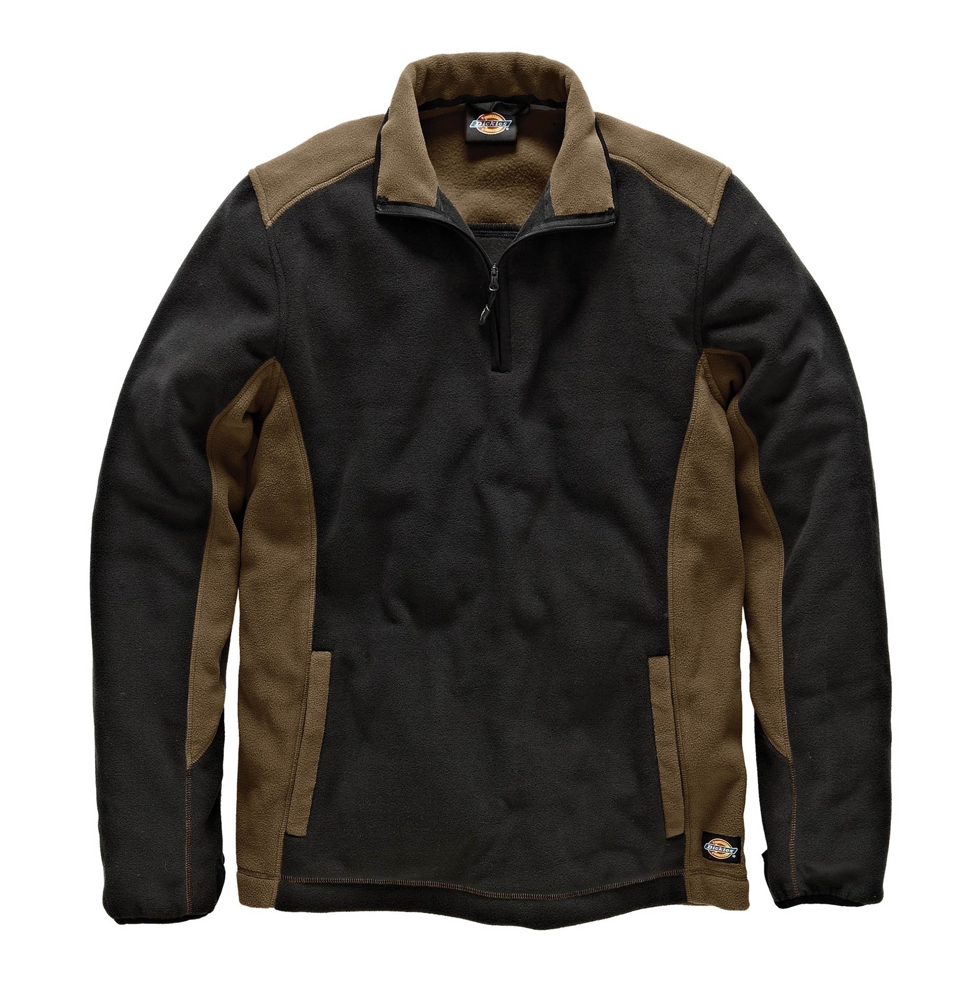 MICROPOLAIRE COL ZIPPÉ TWO TONE Khaki / Black Vert, à personnaliser avec le logo de votre club. MICROPOLAIRE COL ZIPPÉ TWO TONE Khaki / Black Vert