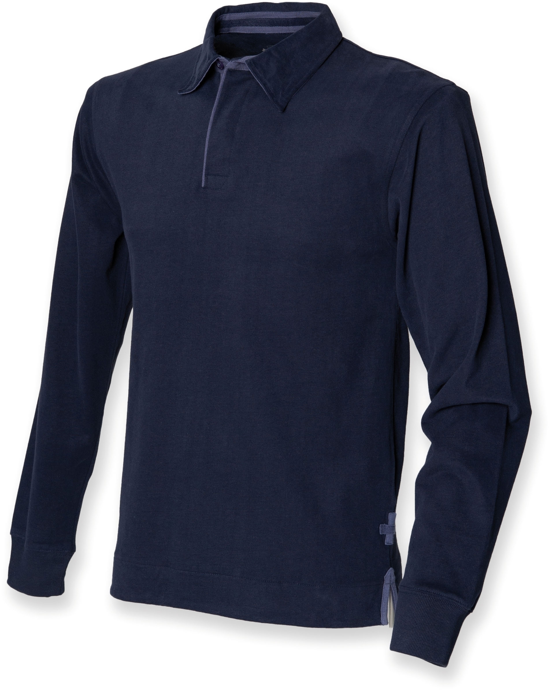 POLO RUGBY MANCHES LONGUES Navy Bleu, à personnaliser avec le logo de votre club. POLO RUGBY MANCHES LONGUES Navy Bleu