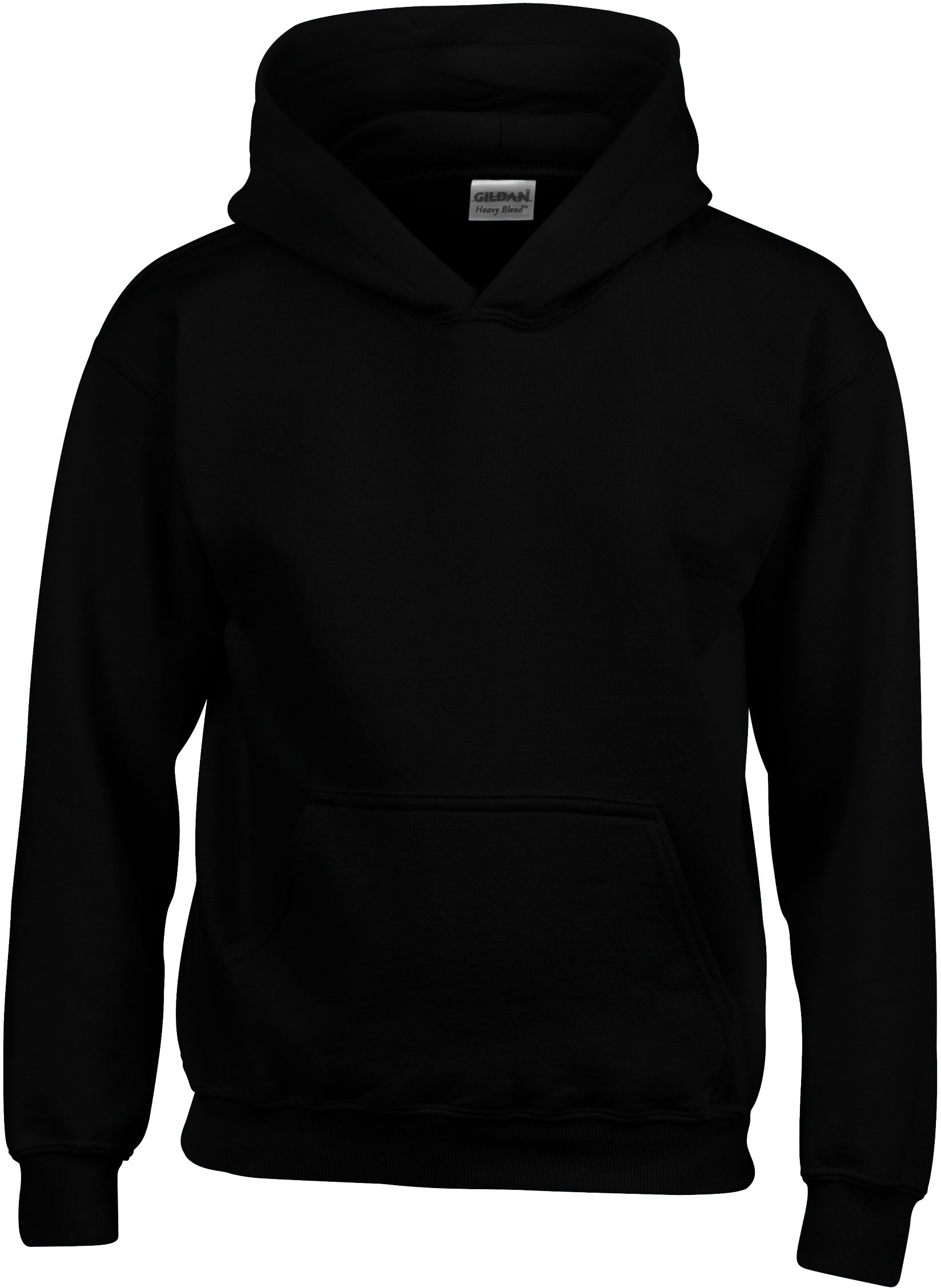 SWEAT-SHIRT ENFANT CAPUCHE HEAVY BLEND™ Black Noir, à personnaliser avec le logo de votre club. SWEAT-SHIRT ENFANT CAPUCHE HEAVY BLEND™ Black Noir