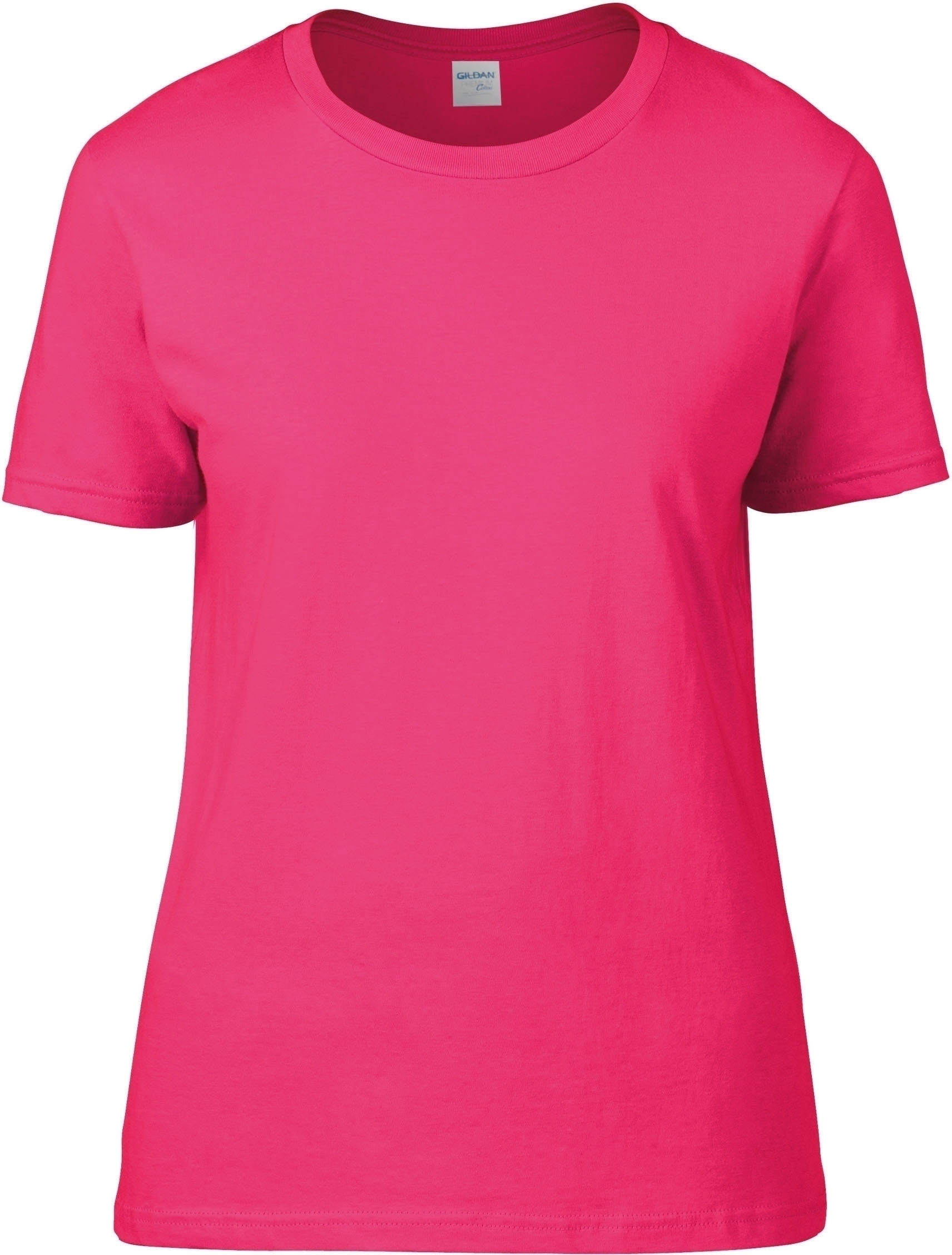 T-SHIRT FEMME COL ROND PREMIUM Heliconia Rose, à personnaliser avec le logo de votre club. T-SHIRT FEMME COL ROND PREMIUM Heliconia Rose