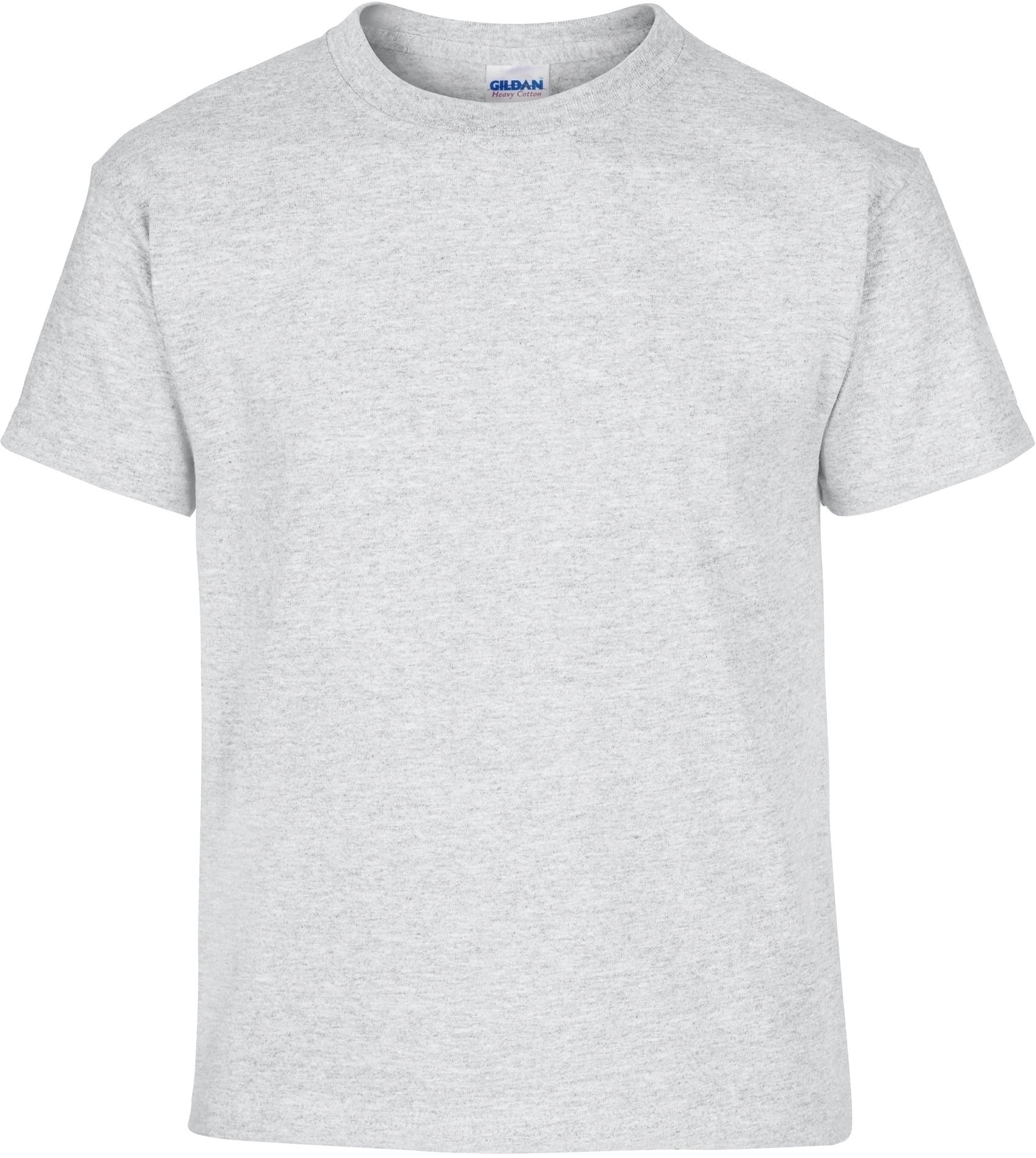 T-SHIRT ENFANT HEAVY Ash Gris, à personnaliser avec le logo de votre club. T-SHIRT ENFANT HEAVY Ash Gris
