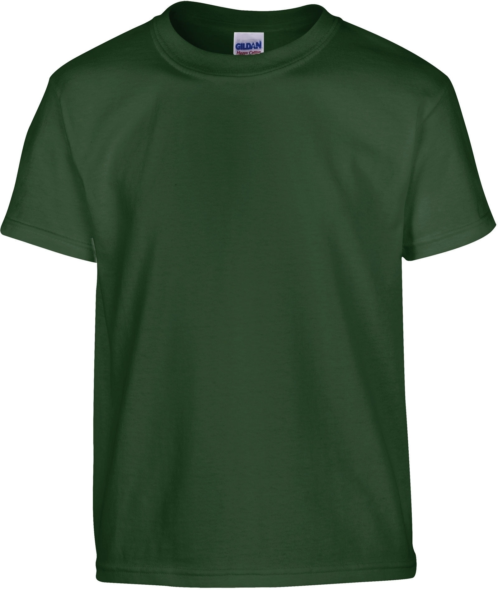 T-SHIRT ENFANT HEAVY Forest Green (x72) Vert, à personnaliser avec le logo de votre club. T-SHIRT ENFANT HEAVY Forest Green (x72) Vert