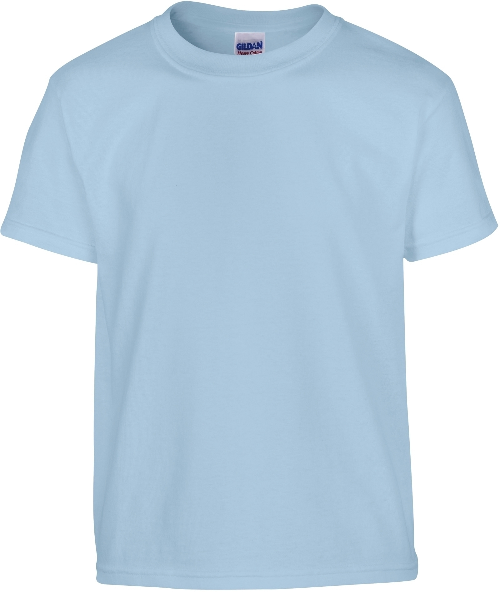 T-SHIRT ENFANT HEAVY Light Blue Bleu, à personnaliser avec le logo de votre club. T-SHIRT ENFANT HEAVY Light Blue Bleu