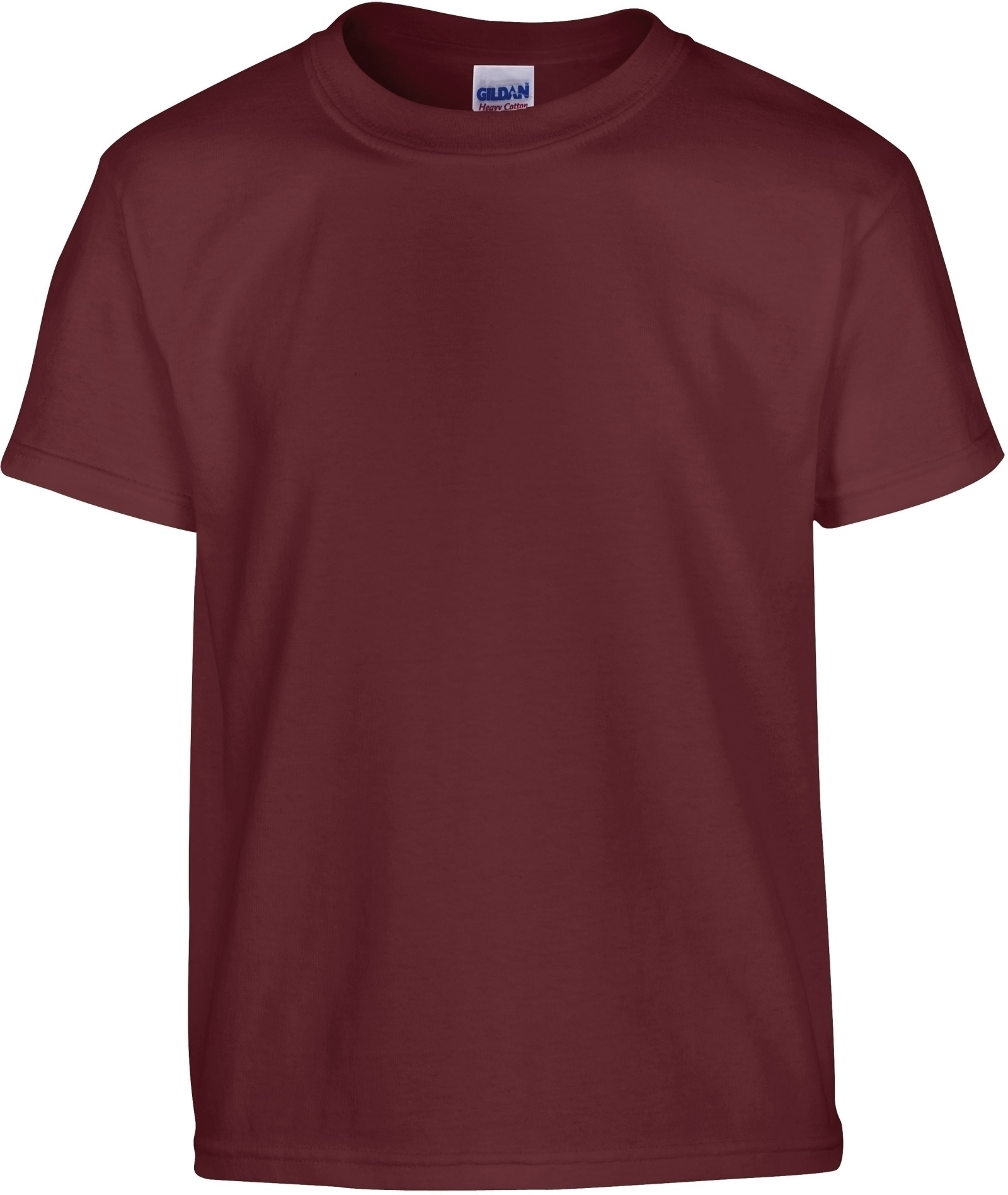 T-SHIRT ENFANT HEAVY Maroon (x72) Marron, à personnaliser avec le logo de votre club. T-SHIRT ENFANT HEAVY Maroon (x72) Marron