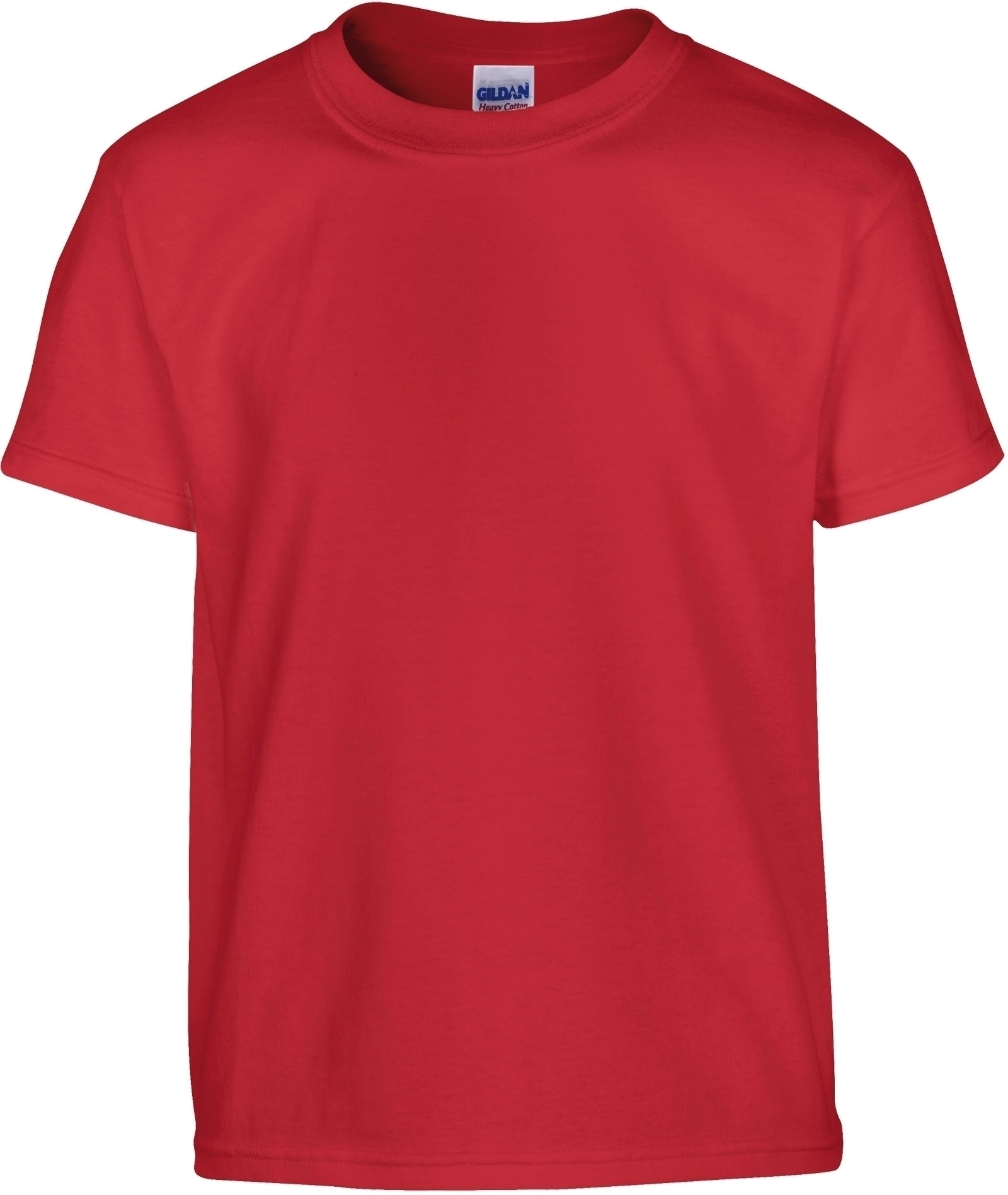 T-SHIRT ENFANT HEAVY Red Rouge, à personnaliser avec le logo de votre club. T-SHIRT ENFANT HEAVY Red Rouge