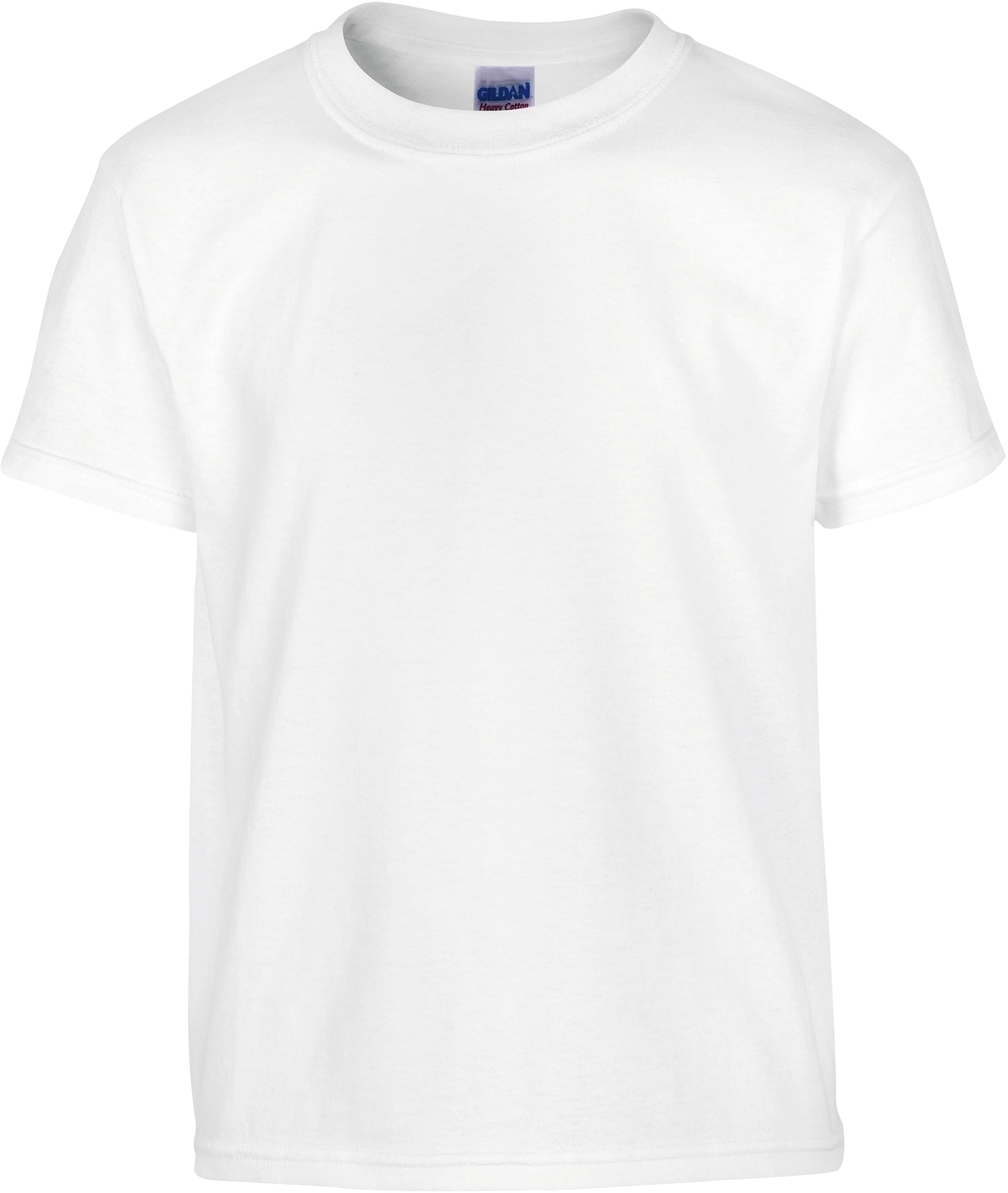 T-SHIRT ENFANT HEAVY Blanc White, à personnaliser avec le logo de votre club. T-SHIRT ENFANT HEAVY Blanc White