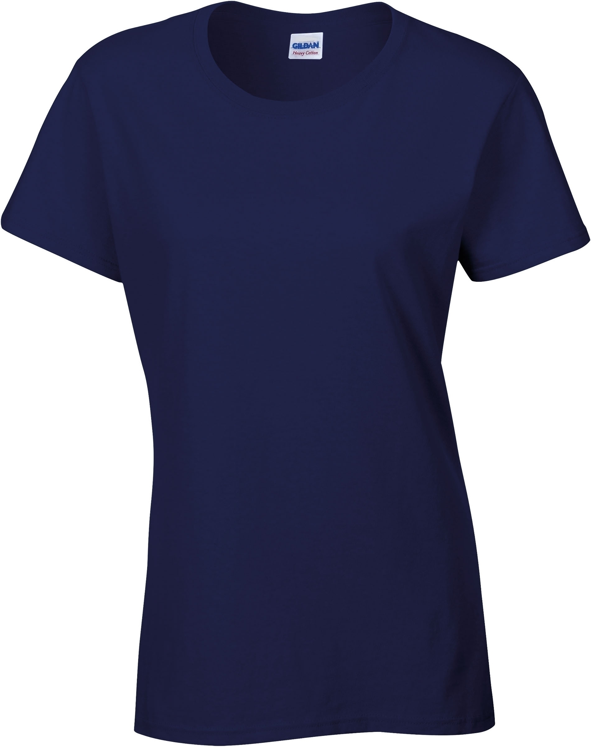 T-SHIRT FEMME HEAVY COTTON™ Bleu Cobalt, à personnaliser avec le logo de votre club. T-SHIRT FEMME HEAVY COTTON™ Bleu Cobalt