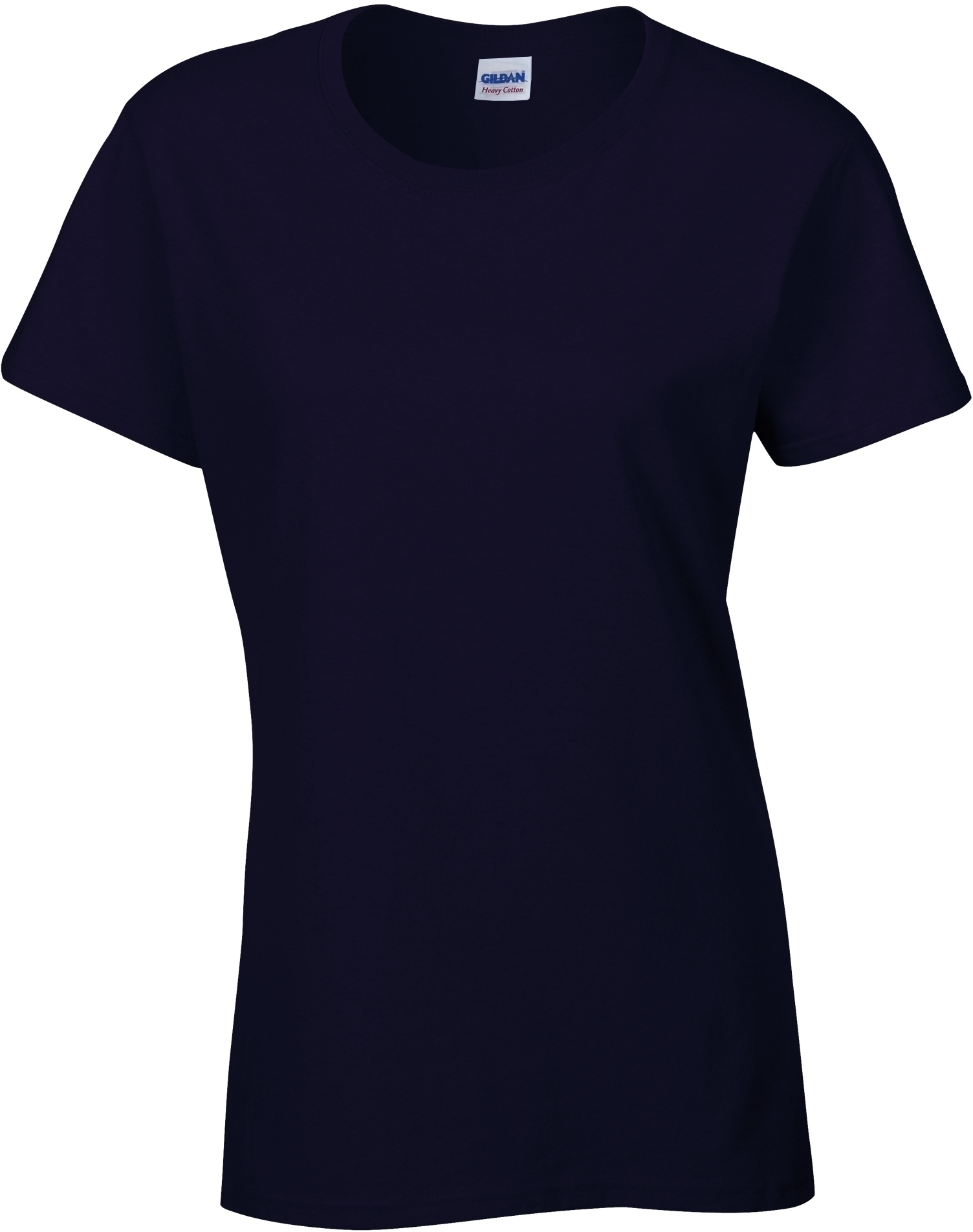 T-SHIRT FEMME HEAVY COTTON™ Navy Bleu, à personnaliser avec le logo de votre club. T-SHIRT FEMME HEAVY COTTON™ Navy Bleu