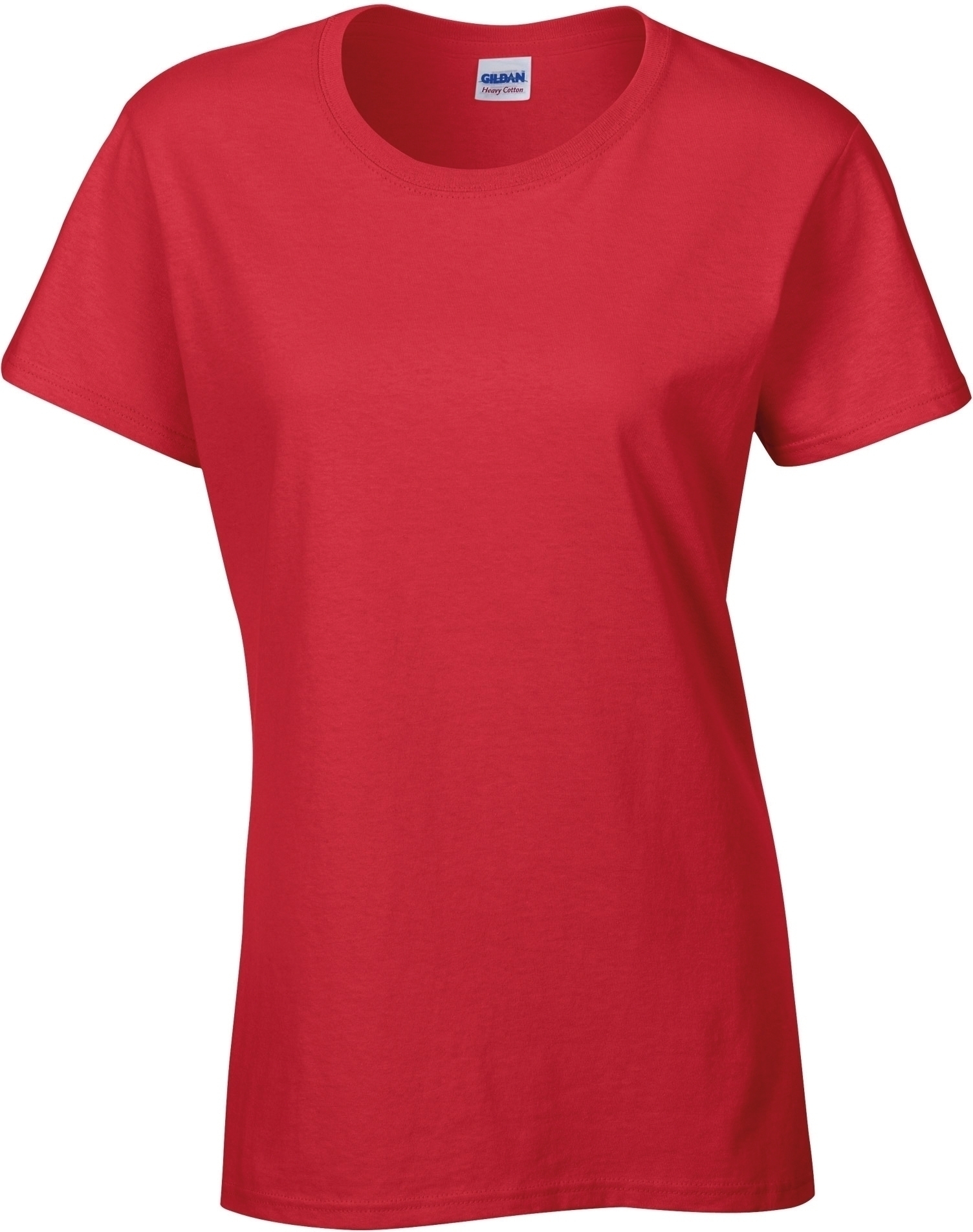 T-SHIRT FEMME HEAVY COTTON™ Red Rouge, à personnaliser avec le logo de votre club. T-SHIRT FEMME HEAVY COTTON™ Red Rouge