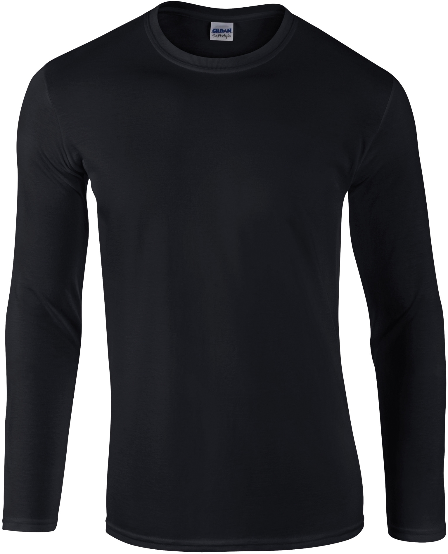 T-SHIRT HOMME MANCHES LONGUES SOFTSTYLE Noir Black, à personnaliser avec le logo de votre club. T-SHIRT HOMME MANCHES LONGUES SOFTSTYLE Noir Black