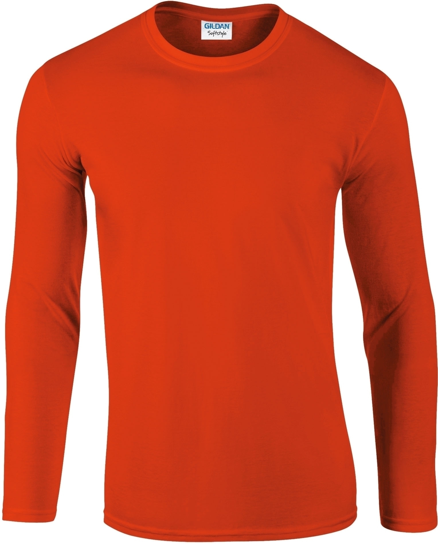 T-SHIRT HOMME MANCHES LONGUES SOFTSTYLE Orange Orange, à personnaliser avec le logo de votre club. T-SHIRT HOMME MANCHES LONGUES SOFTSTYLE Orange Orange