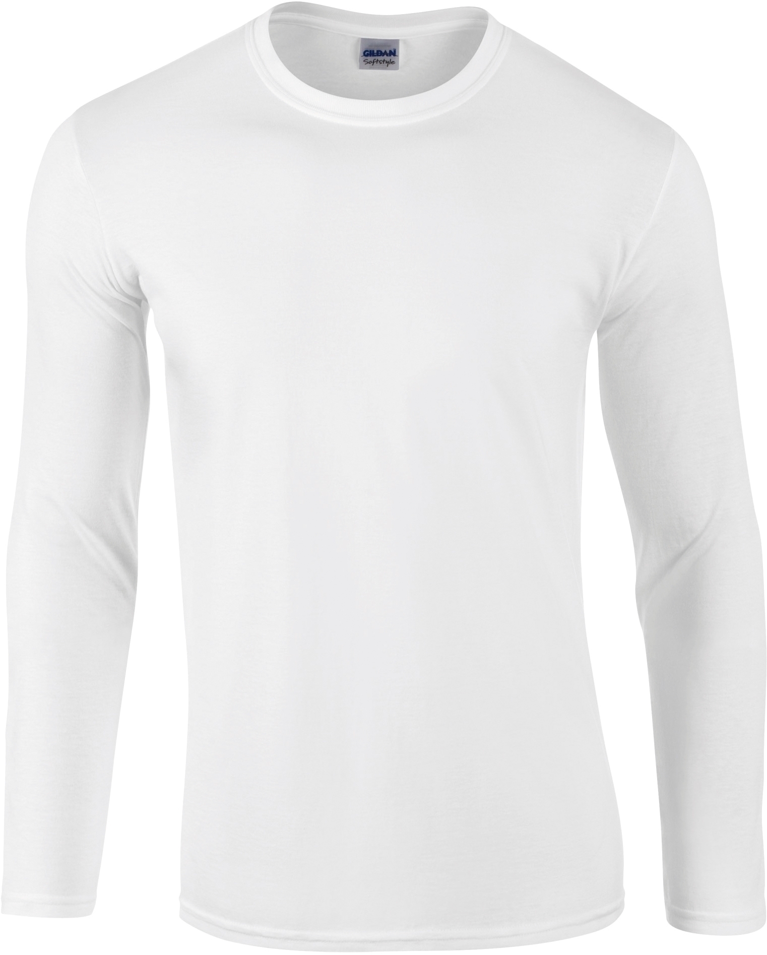 T-SHIRT HOMME MANCHES LONGUES SOFTSTYLE Blanc White, à personnaliser avec le logo de votre club. T-SHIRT HOMME MANCHES LONGUES SOFTSTYLE Blanc White