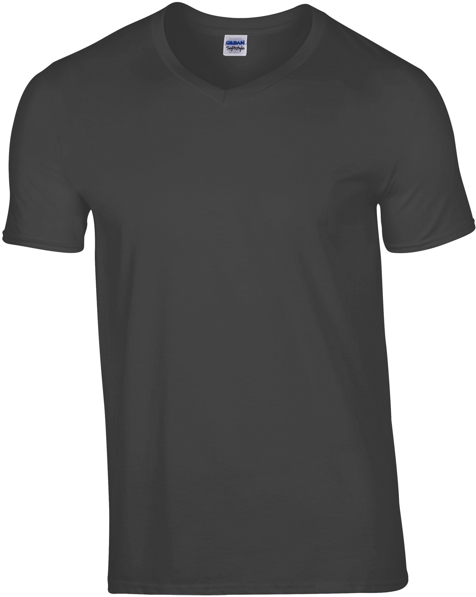 T-SHIRT HOMME COL V SOFTSTYLE Charcoal Gris, à personnaliser avec le logo de votre club. T-SHIRT HOMME COL V SOFTSTYLE Charcoal Gris