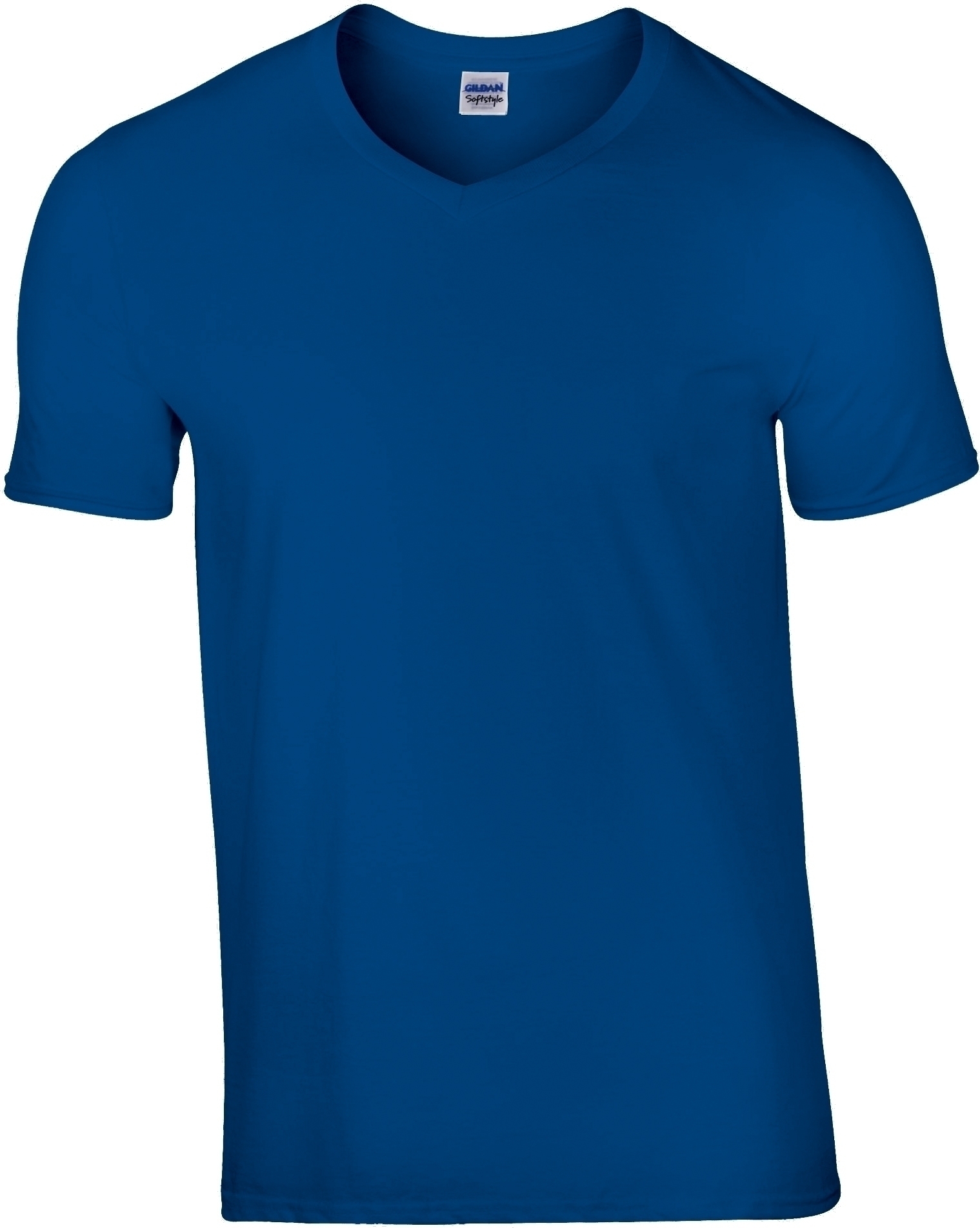 T-SHIRT HOMME COL V SOFTSTYLE Royal Blue Bleu, à personnaliser avec le logo de votre club. T-SHIRT HOMME COL V SOFTSTYLE Royal Blue Bleu