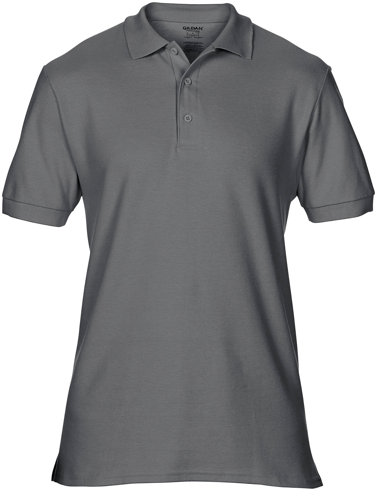 POLO HOMME PREMIUM Charcoal Gris, à personnaliser avec le logo de votre club. POLO HOMME PREMIUM Charcoal Gris