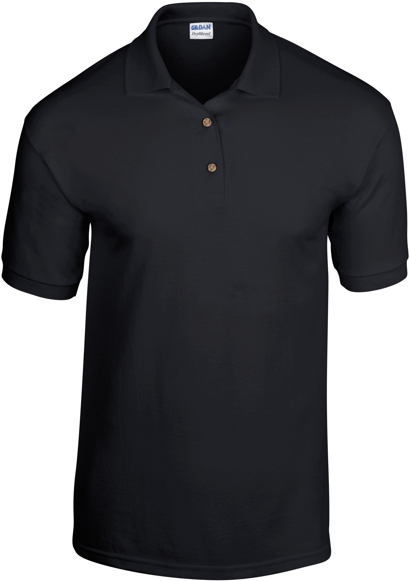 POLO JERSEY DRYBLEND® ENFANT Black Noir, à personnaliser avec le logo de votre club. POLO JERSEY DRYBLEND® ENFANT Black Noir