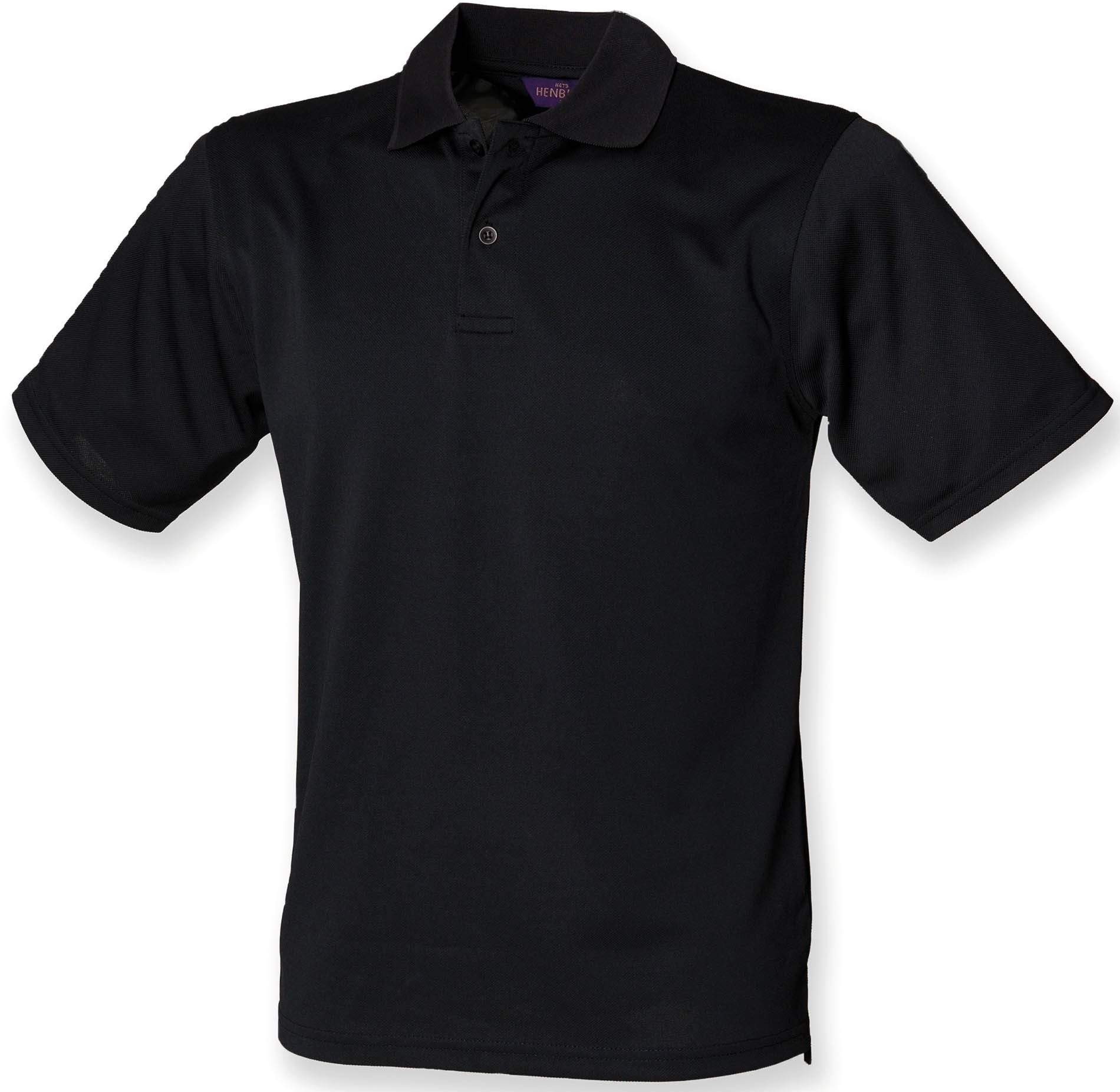POLO HOMME COOLPLUS® Black Noir, à personnaliser avec le logo de votre club. POLO HOMME COOLPLUS® Black Noir