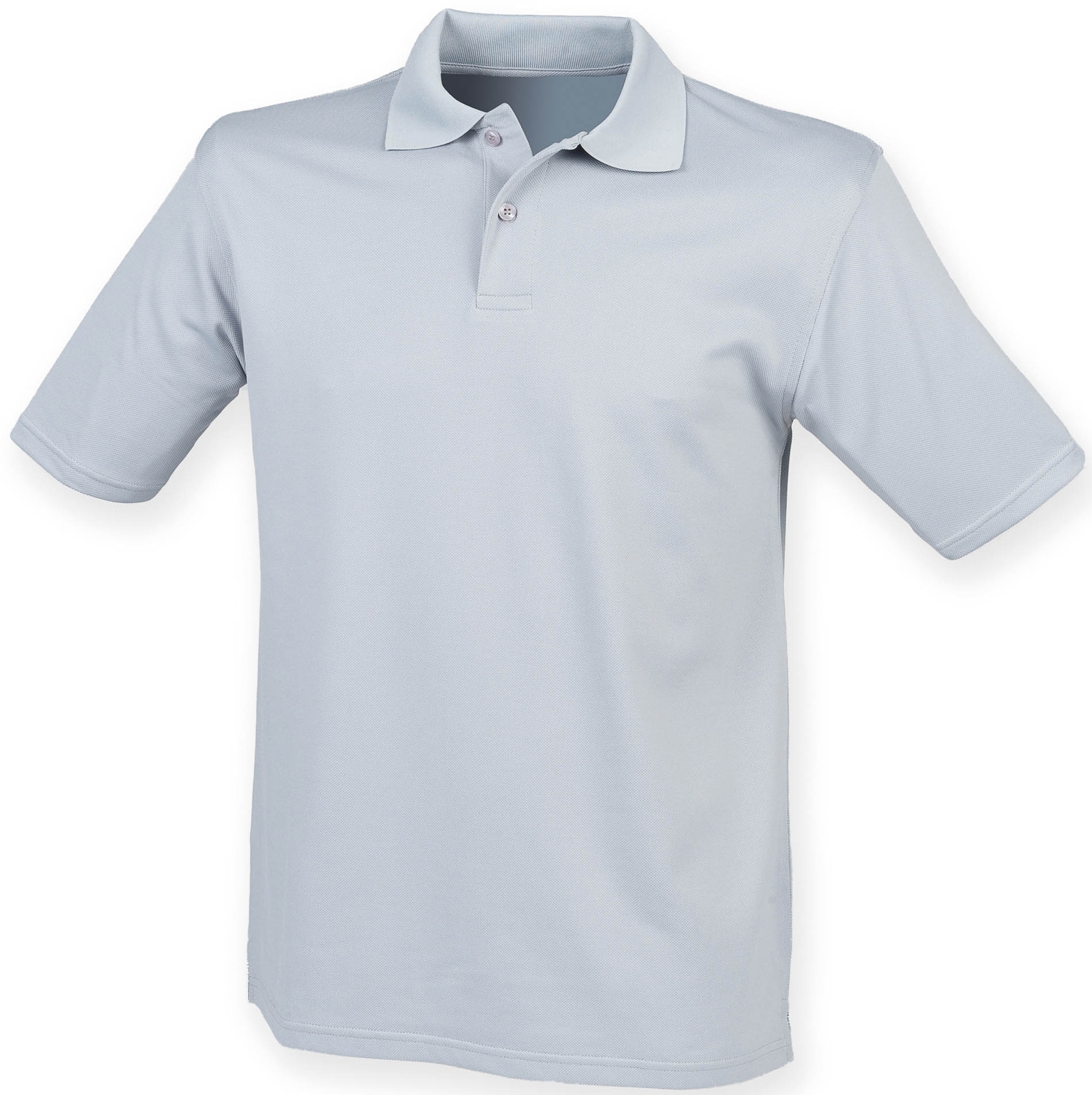 POLO HOMME COOLPLUS® Silver Grey Gris, à personnaliser avec le logo de votre club. POLO HOMME COOLPLUS® Silver Grey Gris