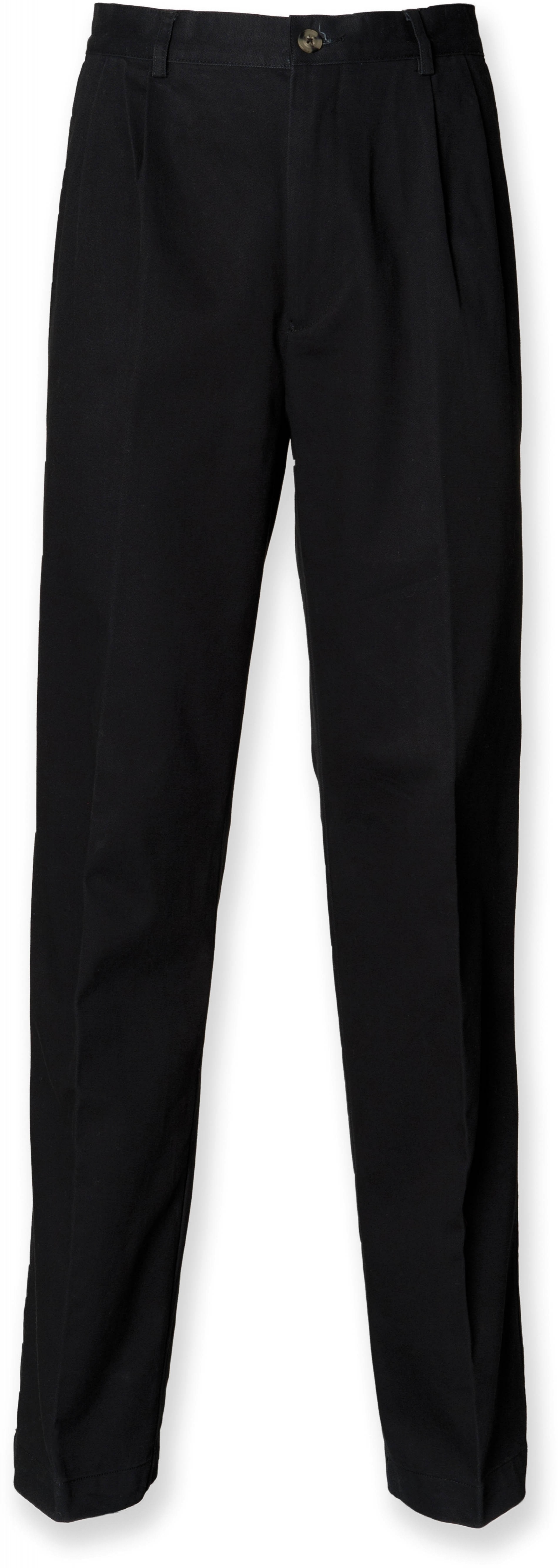 PANTALON CHINO À PINCES Black Noir, à personnaliser avec le logo de votre club. PANTALON CHINO À PINCES Black Noir