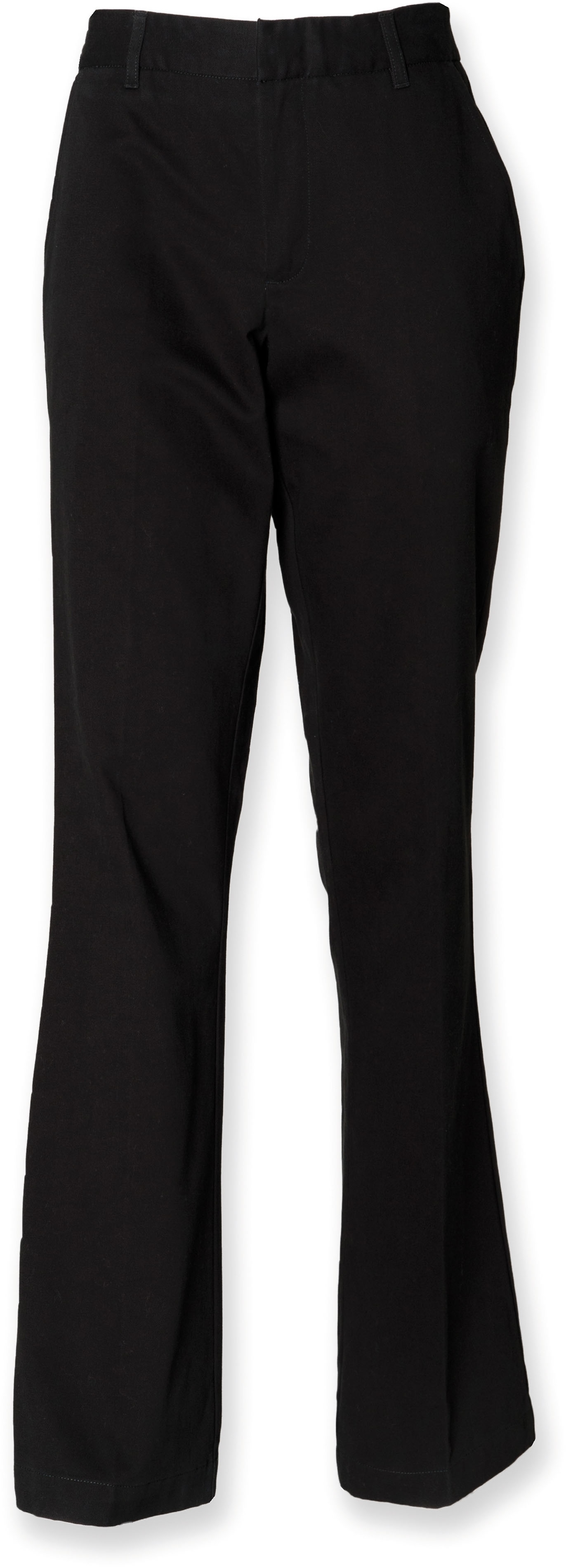 PANTALON CHINO FEMME Black Noir, à personnaliser avec le logo de votre club. PANTALON CHINO FEMME Black Noir