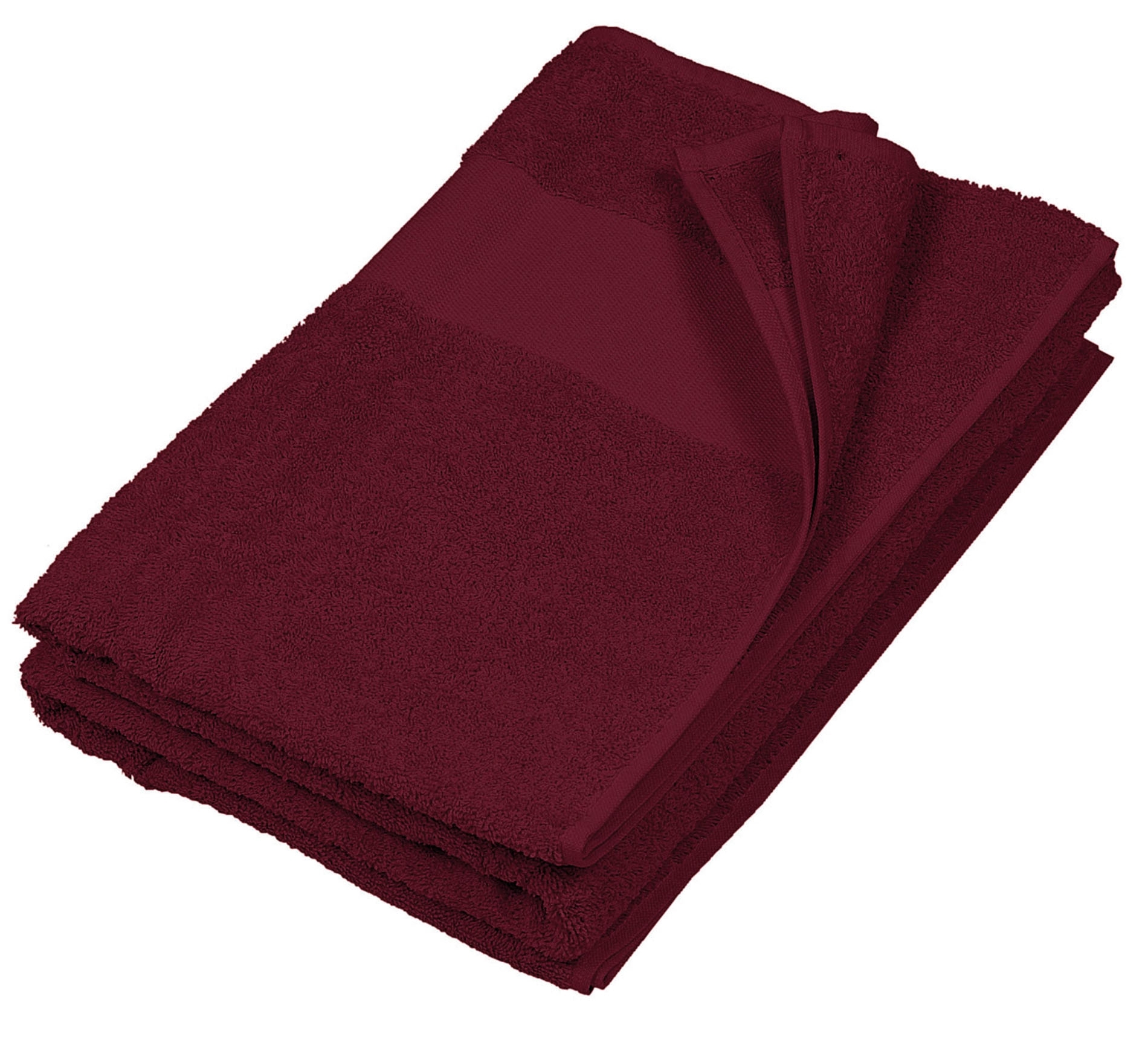 DRAP DE BAIN - 100 x 150 cm Bordeaux Rouge, à personnaliser avec le logo de votre club. DRAP DE BAIN - 100 x 150 cm Bordeaux Rouge