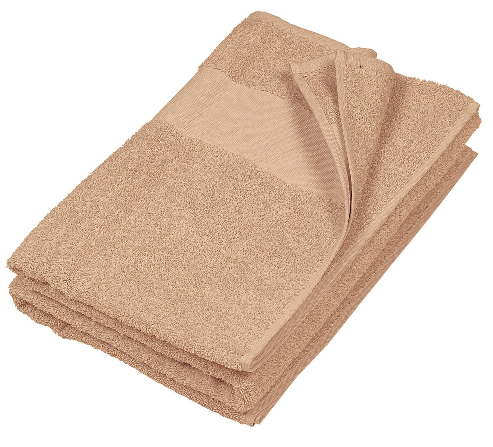 DRAP DE BAIN - 100 x 150 cm Mastic Beige, à personnaliser avec le logo de votre club. DRAP DE BAIN - 100 x 150 cm Mastic Beige