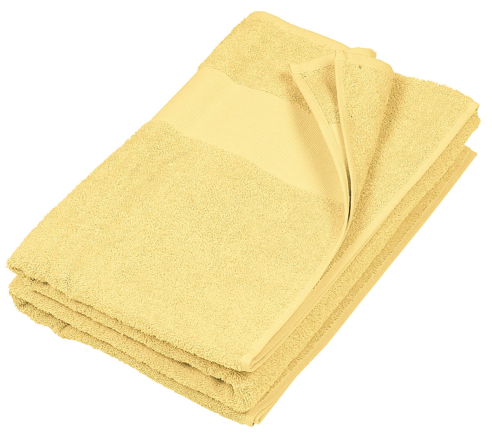 DRAP DE BAIN Straw Yellow Jaune, à personnaliser avec le logo de votre club. DRAP DE BAIN Straw Yellow Jaune