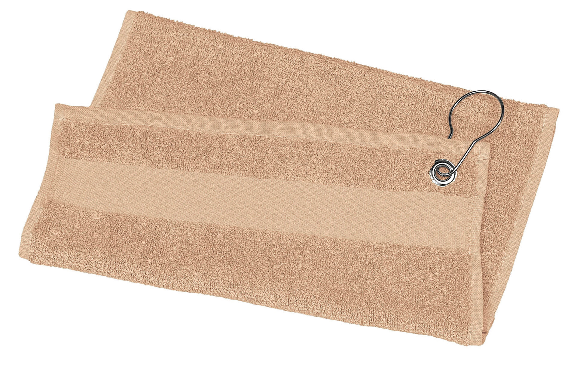 GOLF TOWEL > Serviette de golf Mastic Beige, à personnaliser avec le logo de votre club. GOLF TOWEL > Serviette de golf Mastic Beige