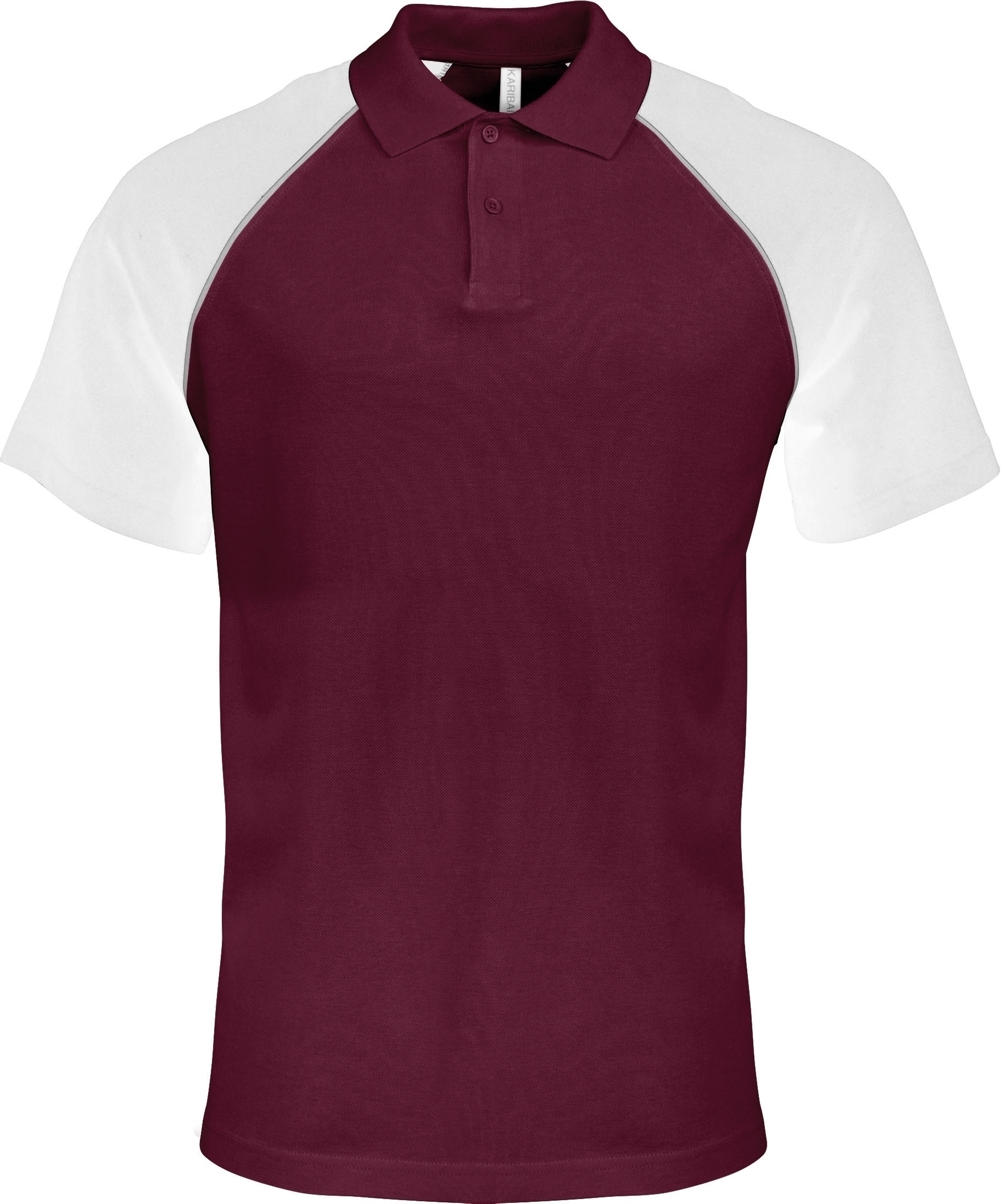 POLO BASE BALL MANCHES COURTES Bordeaux / White Bordeaux, à personnaliser avec le logo de votre club. POLO BASE BALL MANCHES COURTES Bordeaux / White Bordeaux