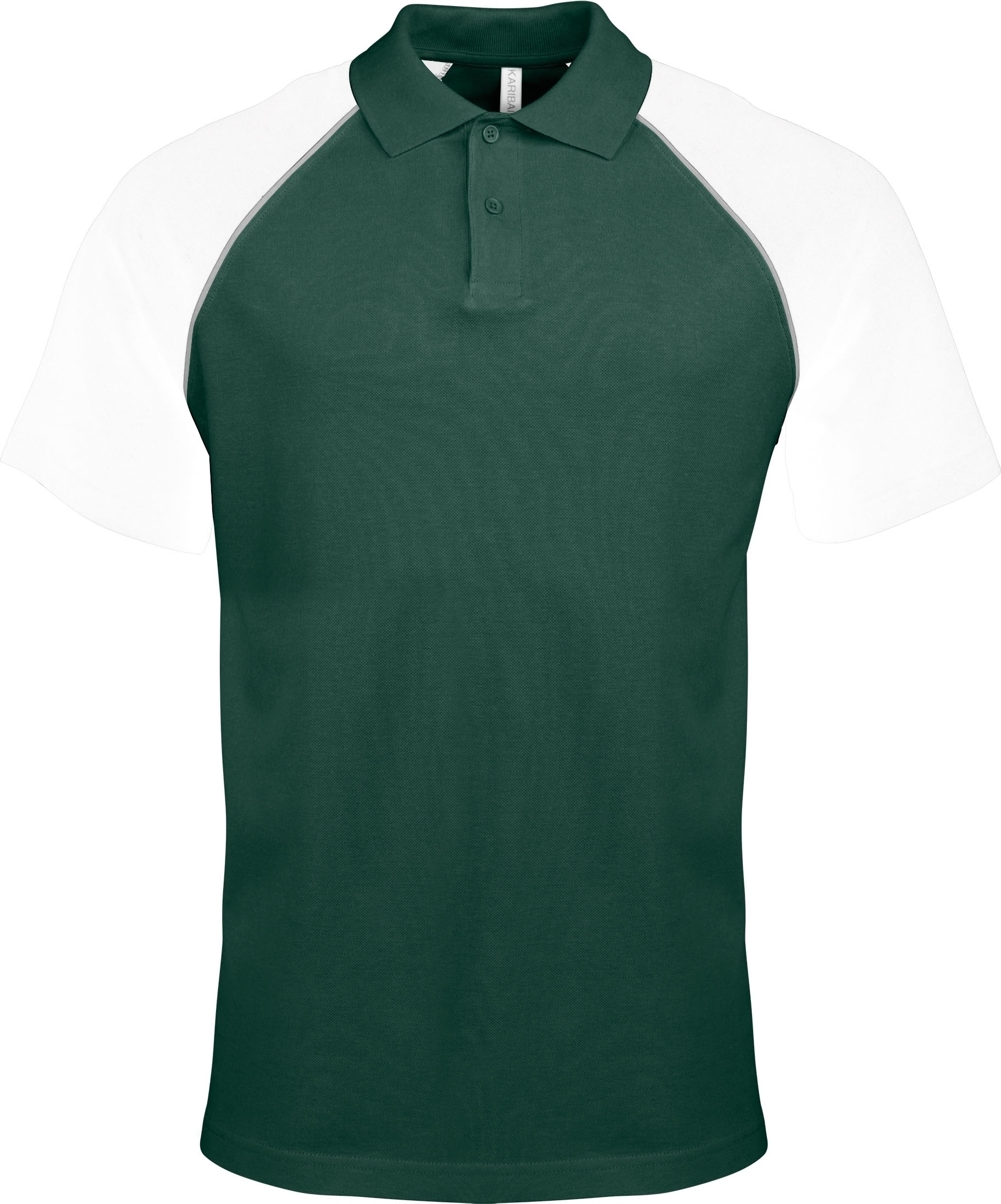 POLO BASE BALL MANCHES COURTES Forest Green / White Vert, à personnaliser avec le logo de votre club. POLO BASE BALL MANCHES COURTES Forest Green / White Vert