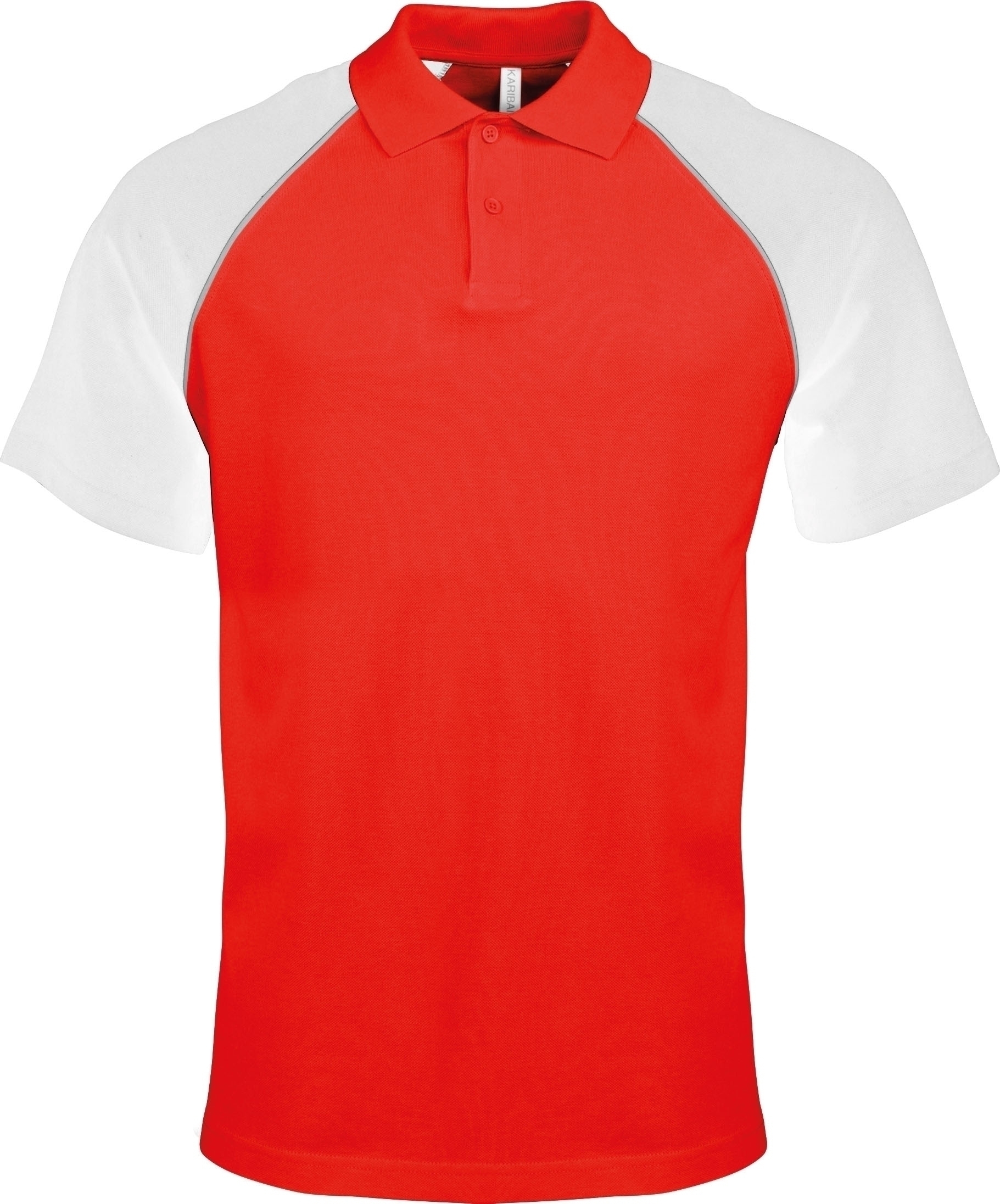 POLO BASE BALL MANCHES COURTES Red / White Rouge, à personnaliser avec le logo de votre club. POLO BASE BALL MANCHES COURTES Red / White Rouge