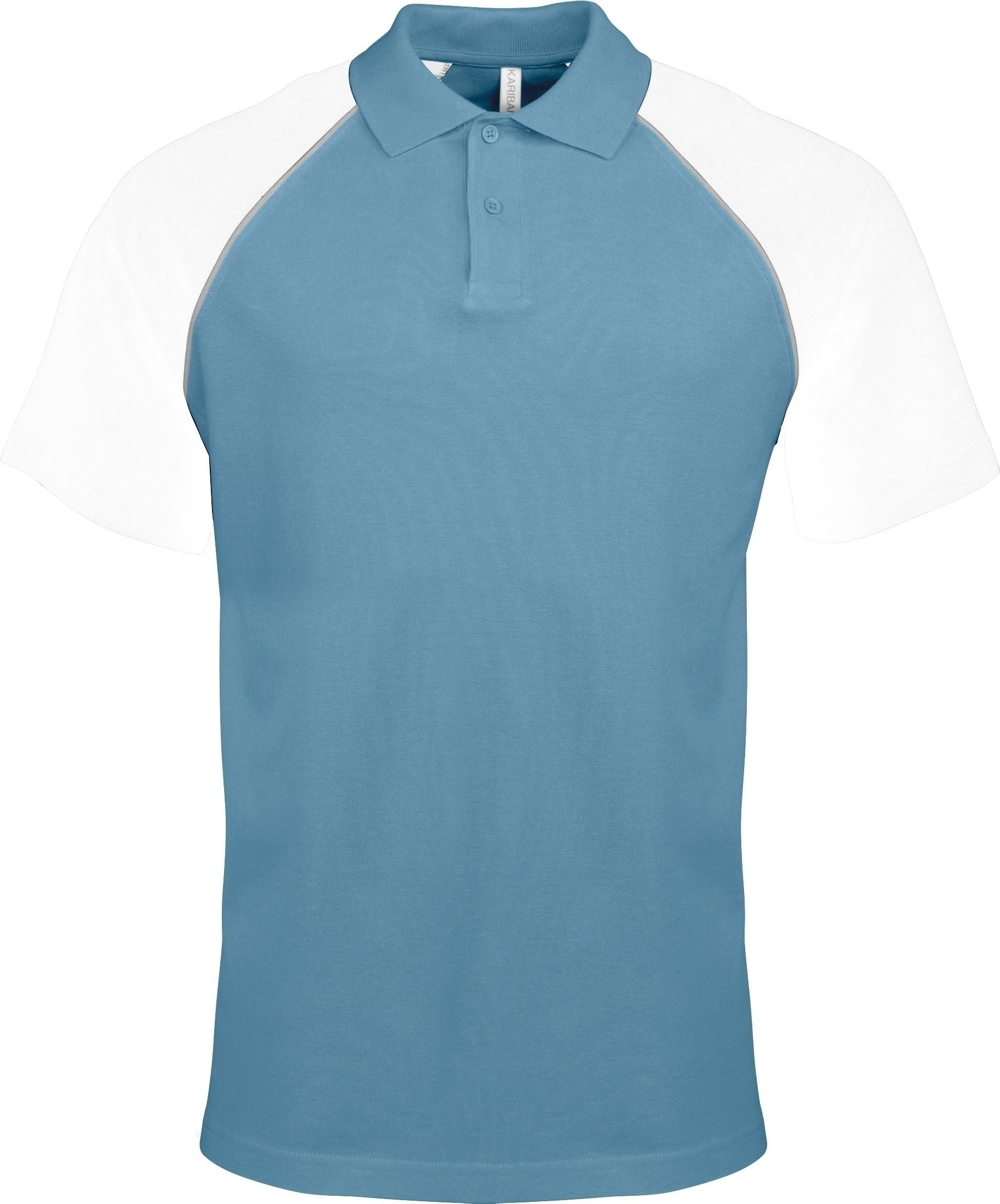 POLO BASE BALL MANCHES COURTES Sky Blue / White Bleu, à personnaliser avec le logo de votre club. POLO BASE BALL MANCHES COURTES Sky Blue / White Bleu