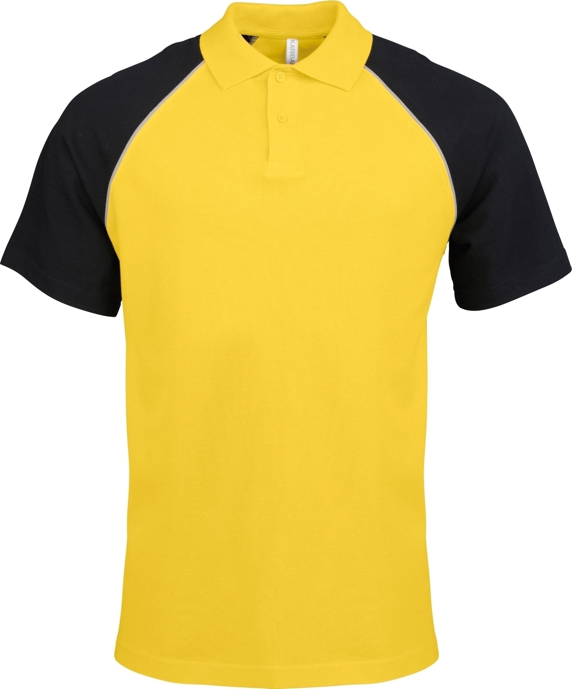 POLO BASE BALL MANCHES COURTES Yellow / Black Jaune, à personnaliser avec le logo de votre club. POLO BASE BALL MANCHES COURTES Yellow / Black Jaune