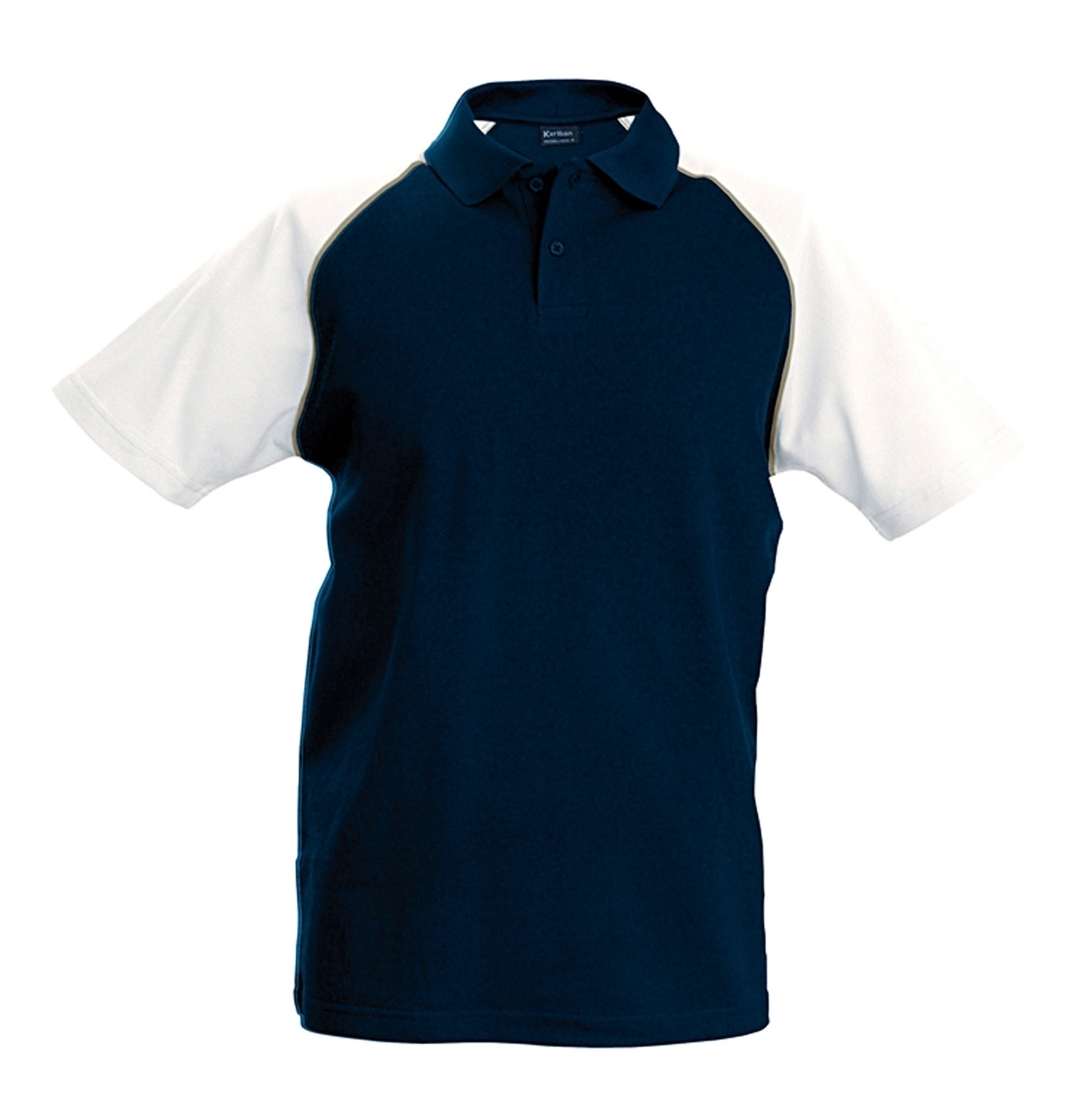 POLO BASE BALL ENFANT Navy / White Bleu, à personnaliser avec le logo de votre club. POLO BASE BALL ENFANT Navy / White Bleu