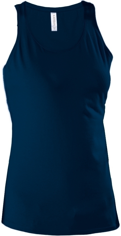 DÉBARDEUR FEMME Navy Bleu, à personnaliser avec le logo de votre club. DÉBARDEUR FEMME Navy Bleu